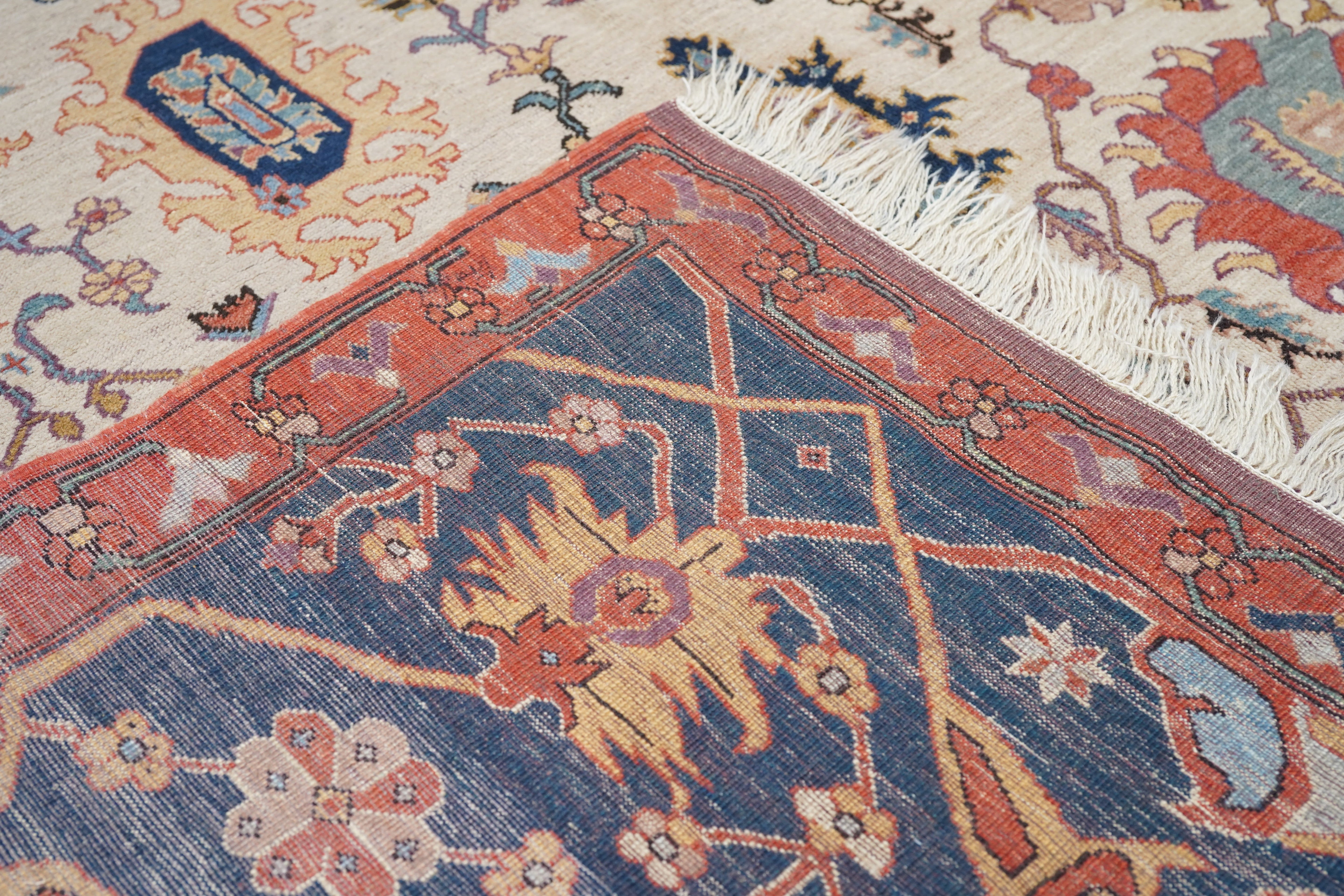 Vintage Turkish Area Rug 9'0" x 10'8"