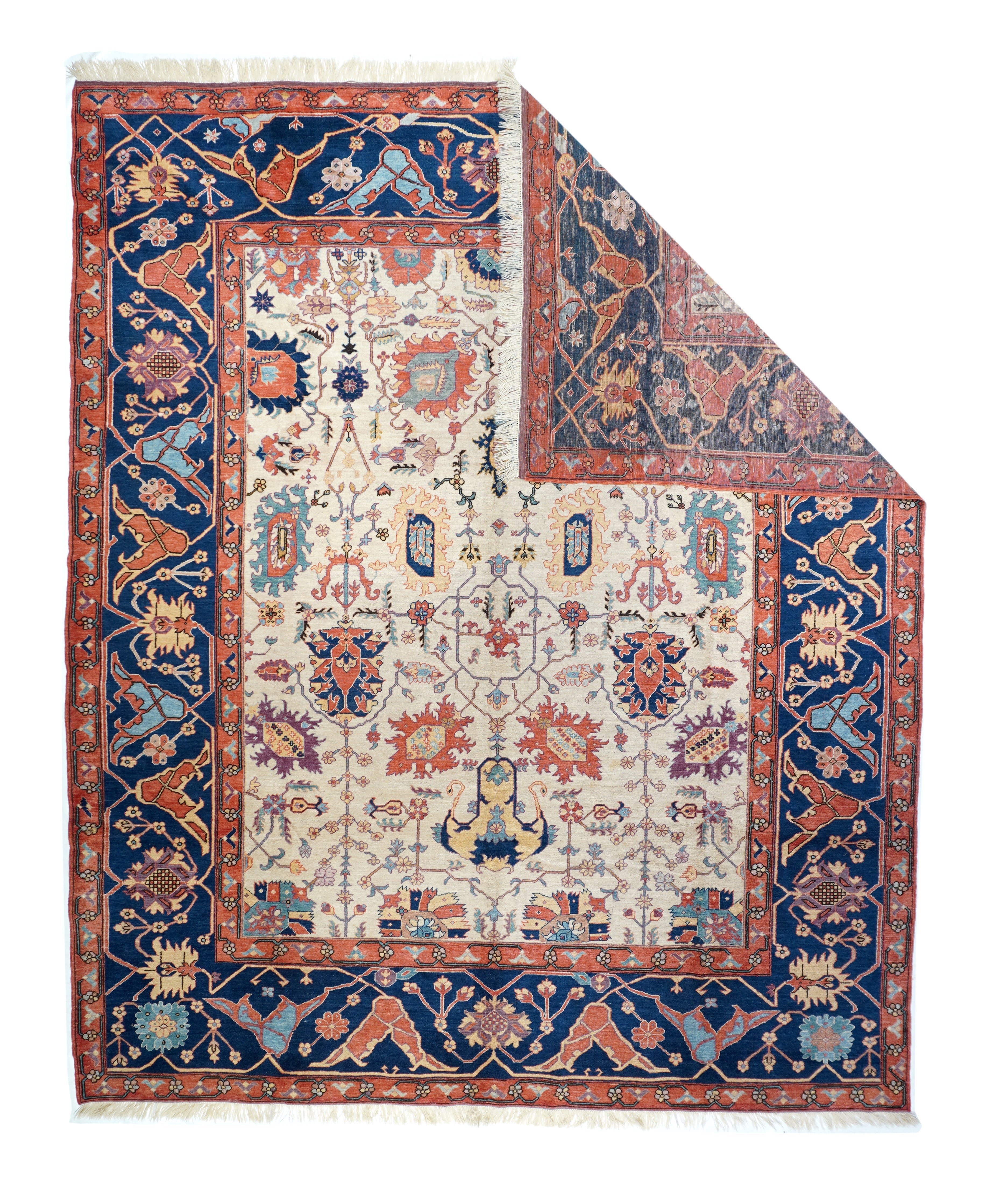 Vintage Turkish Area Rug 9'0" x 10'8"