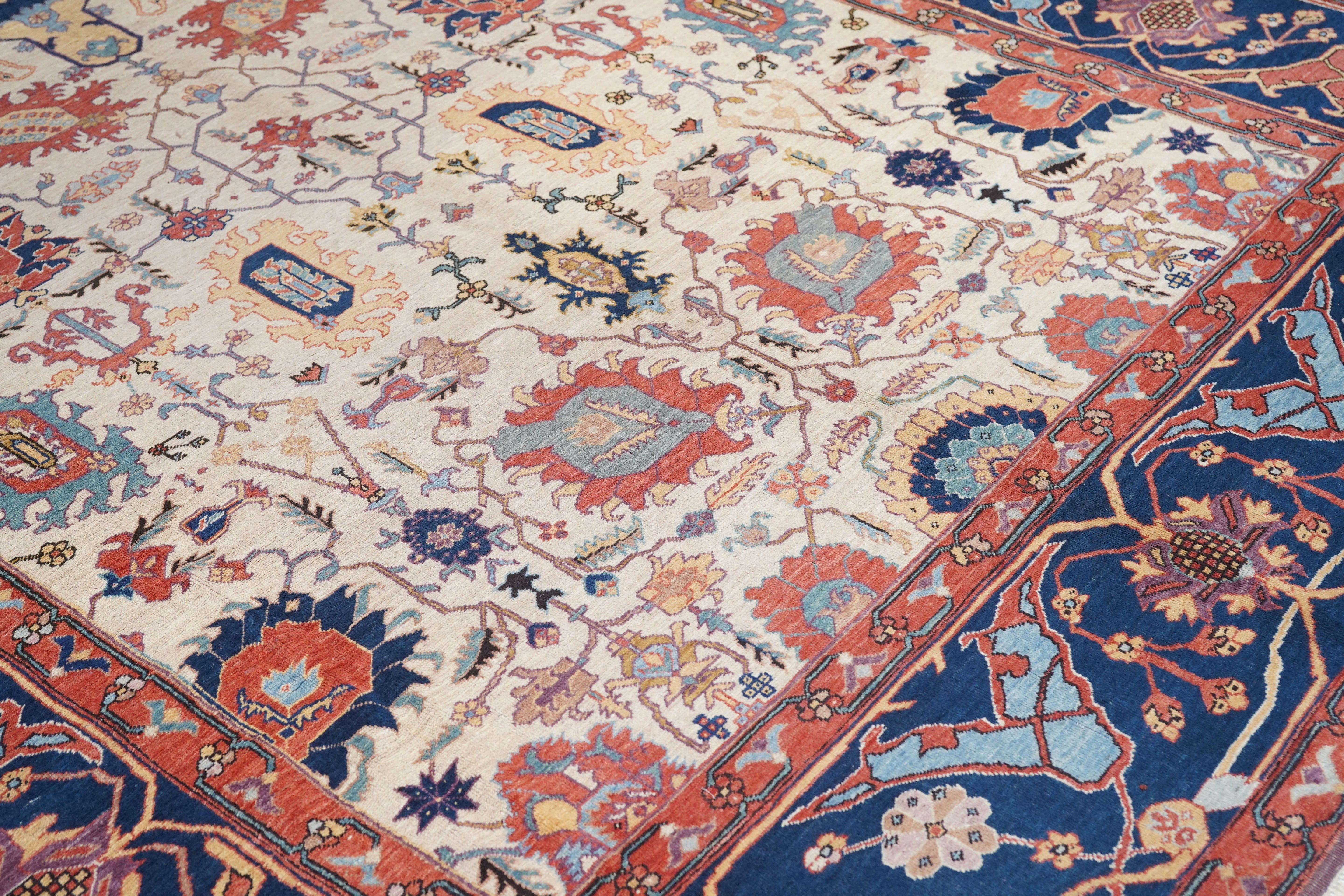 Vintage Turkish Area Rug 9'0" x 10'8"