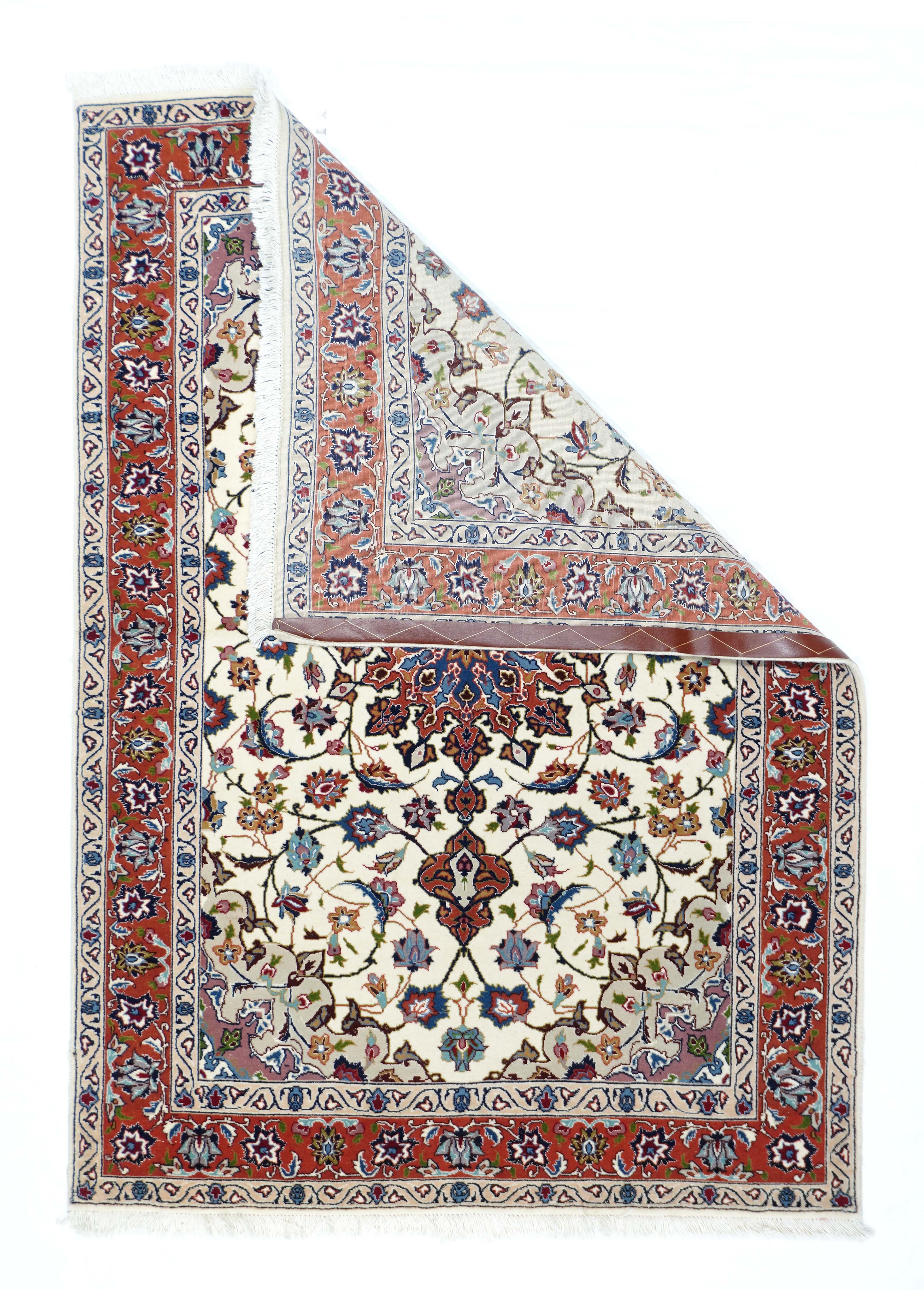 Vintage Extremely Fine Tabriz Rug 3'5'' x 5'2''