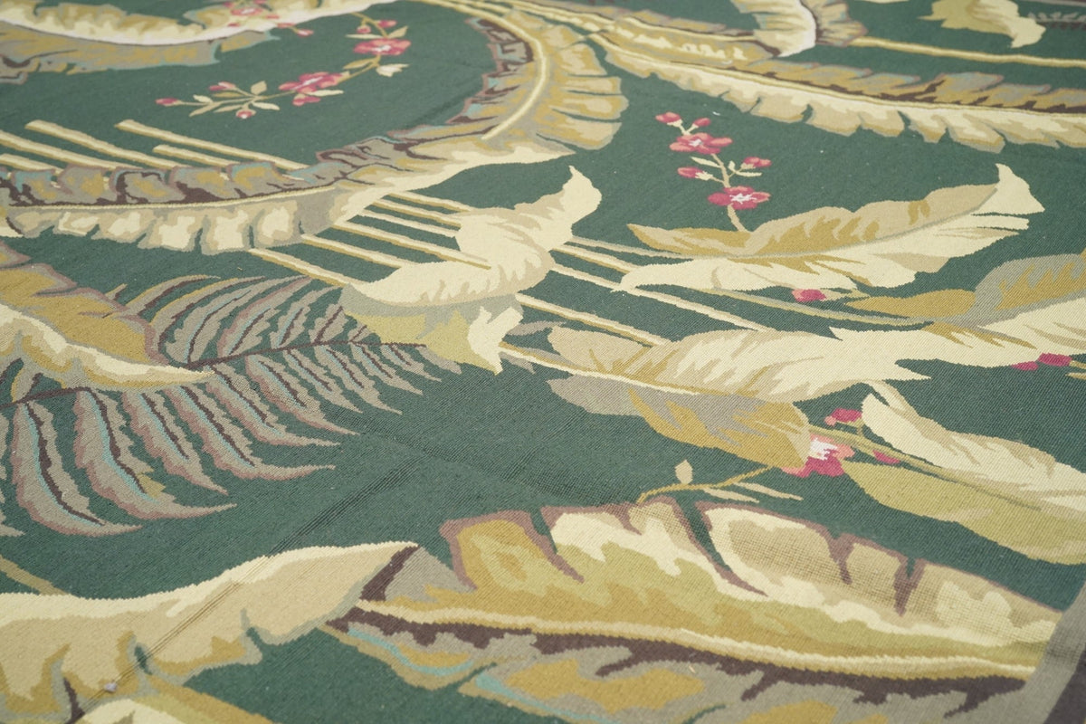 French Aubusson Design Rug 9' x 12'