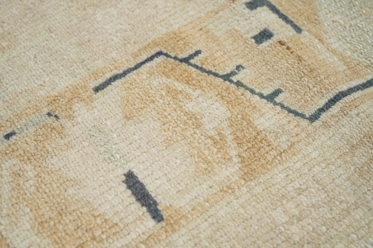Vintage Turkish Oushak Rug 4'7'' x 8'10''