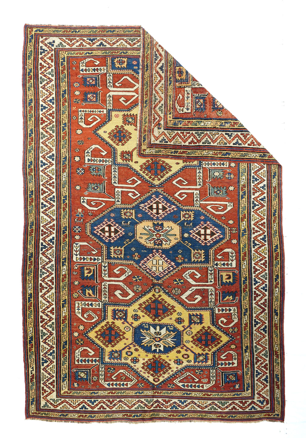 Antique Sumak Rug 4'7'' x 7'9''