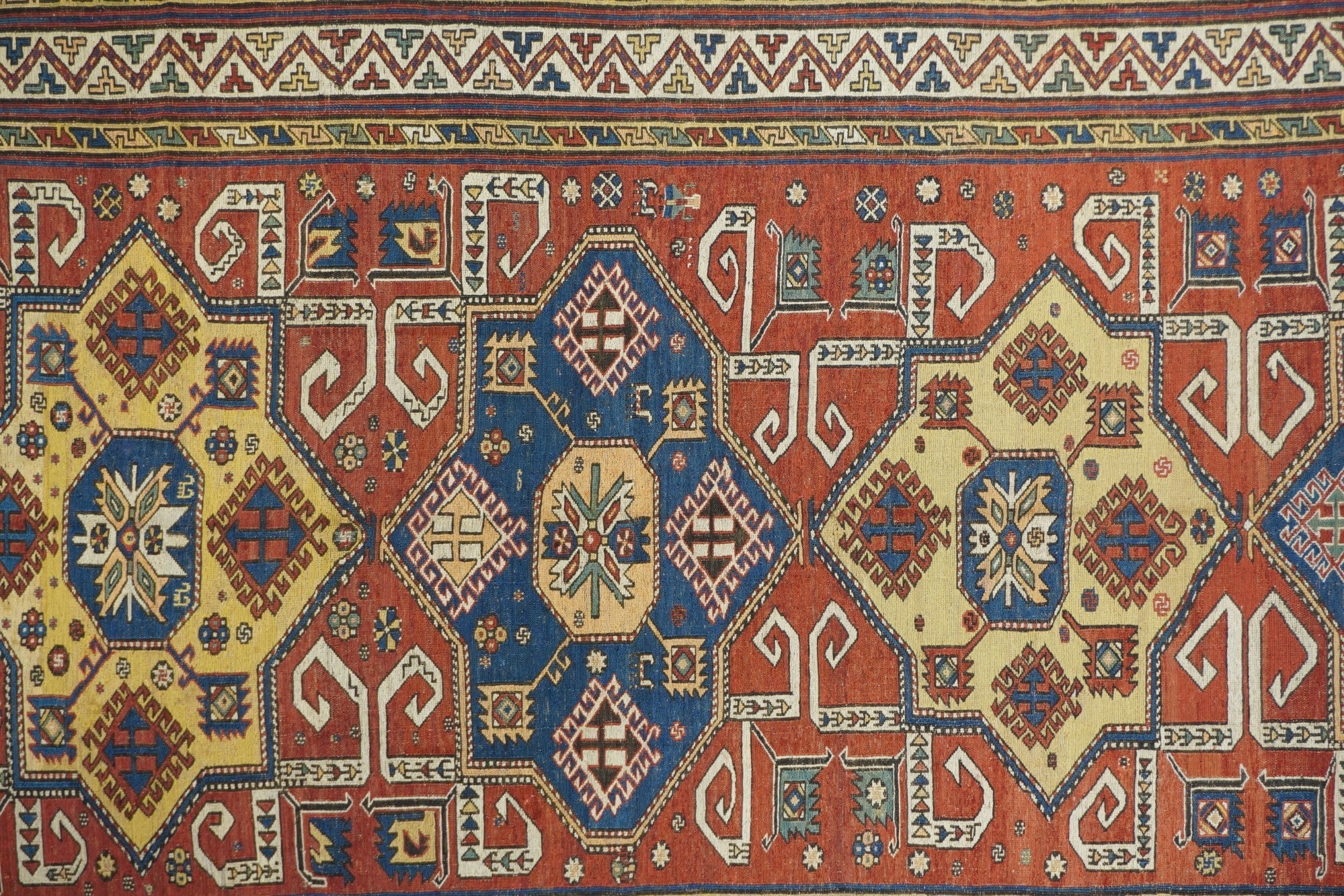 Antique Sumak Rug 4'7'' x 7'9''