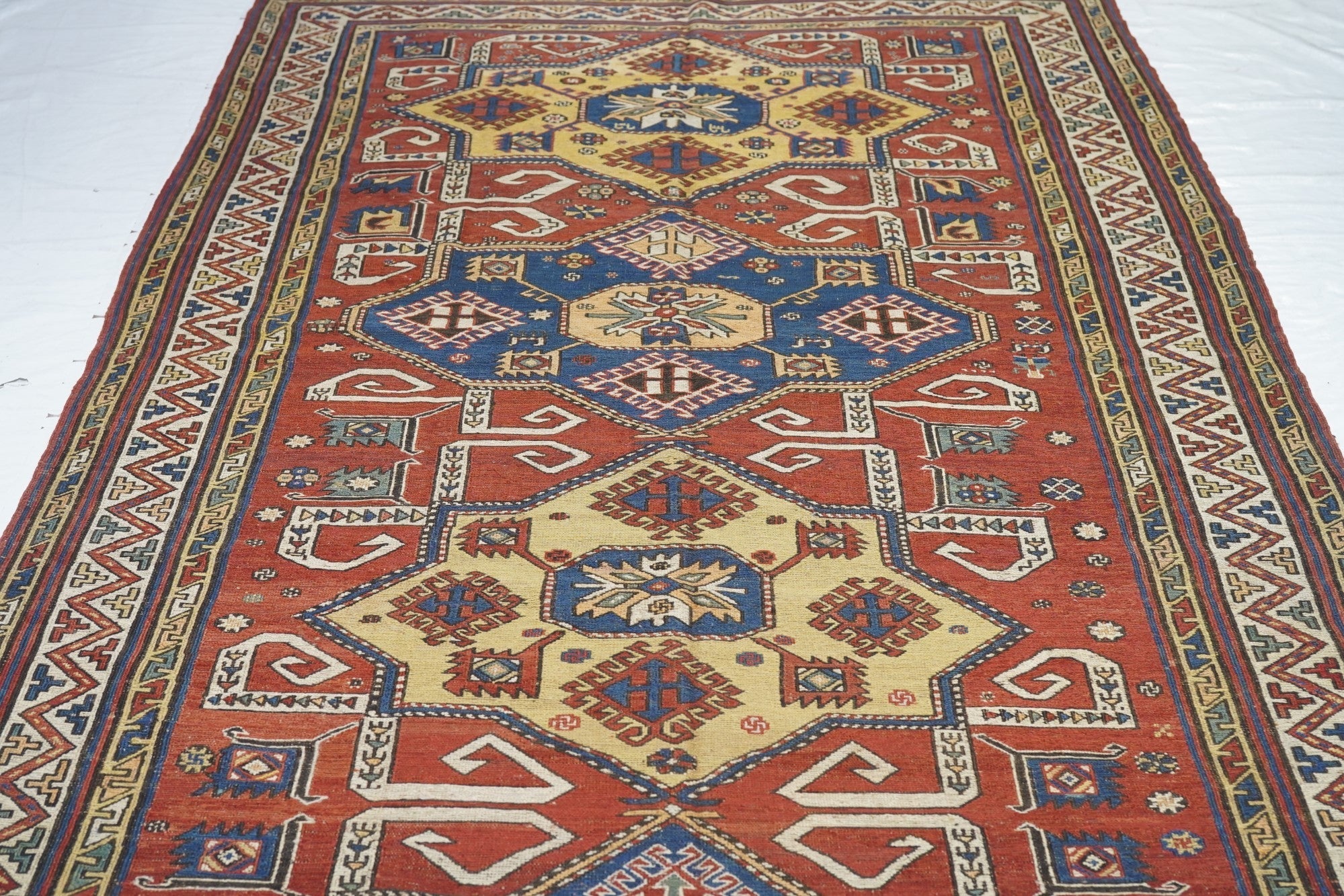 Antique Sumak Rug 4'7'' x 7'9''