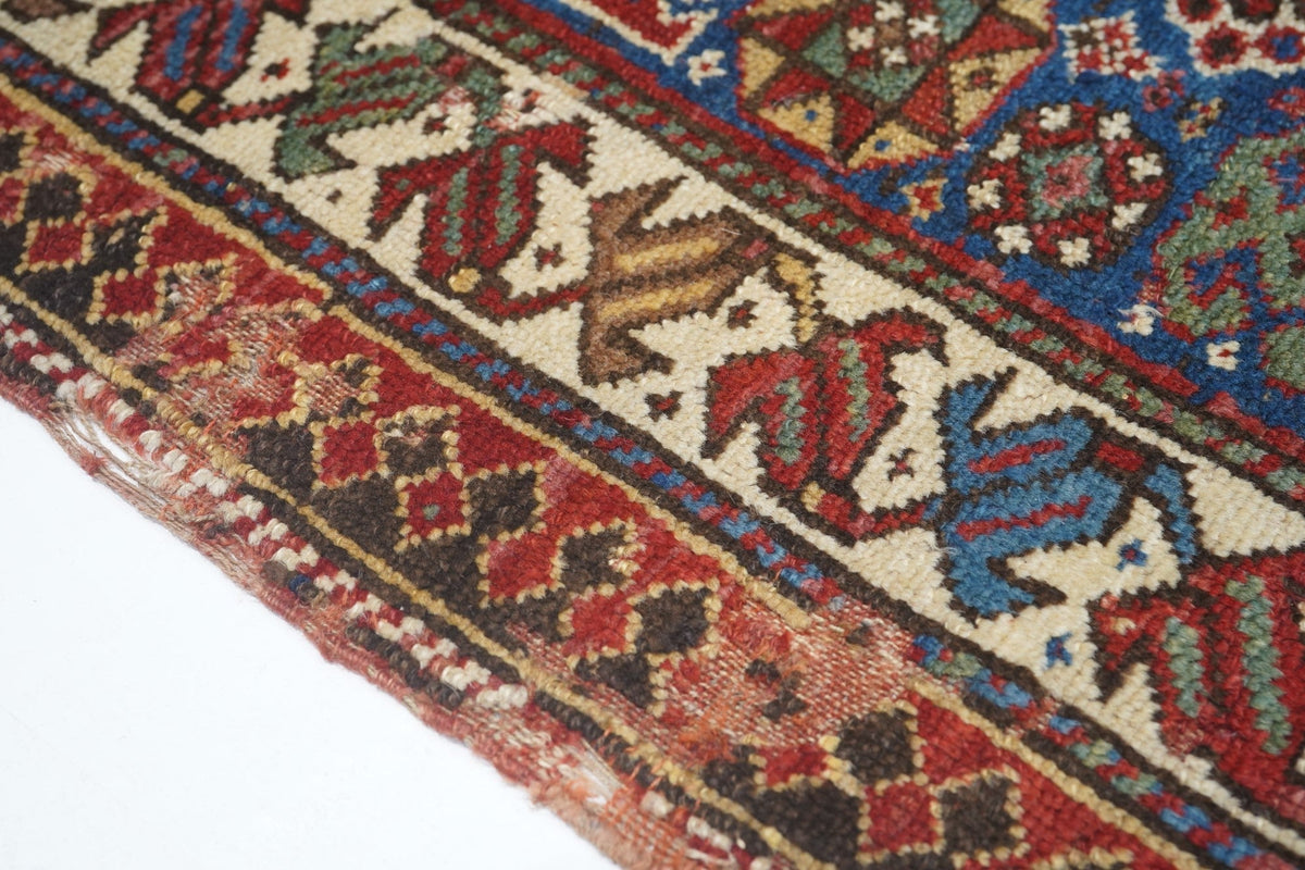 Antique Caucasian Kazak Rug 5'3'' x 9'9''