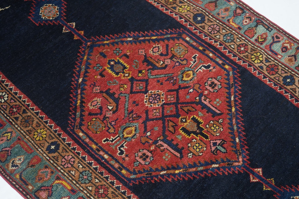 Antique Kurdish Runner 3'1'' x 15'11''