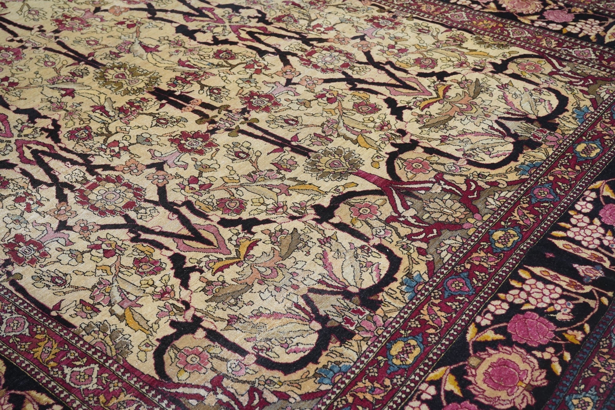 Antique Tehran Rug 9' x 12'9''