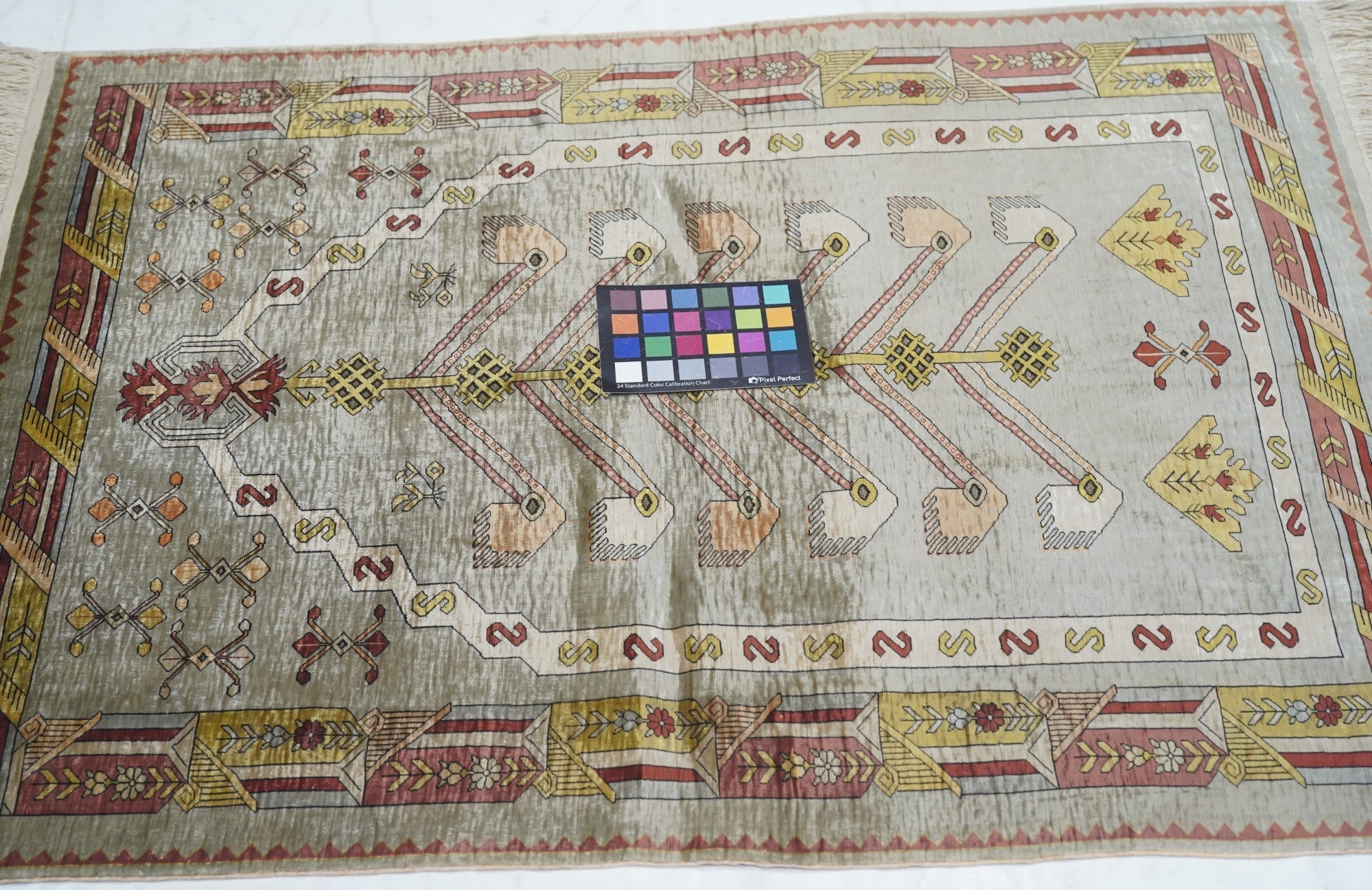 Extremely Fine Antique Silk Hereke Rug 2'6'' x 3'5''
