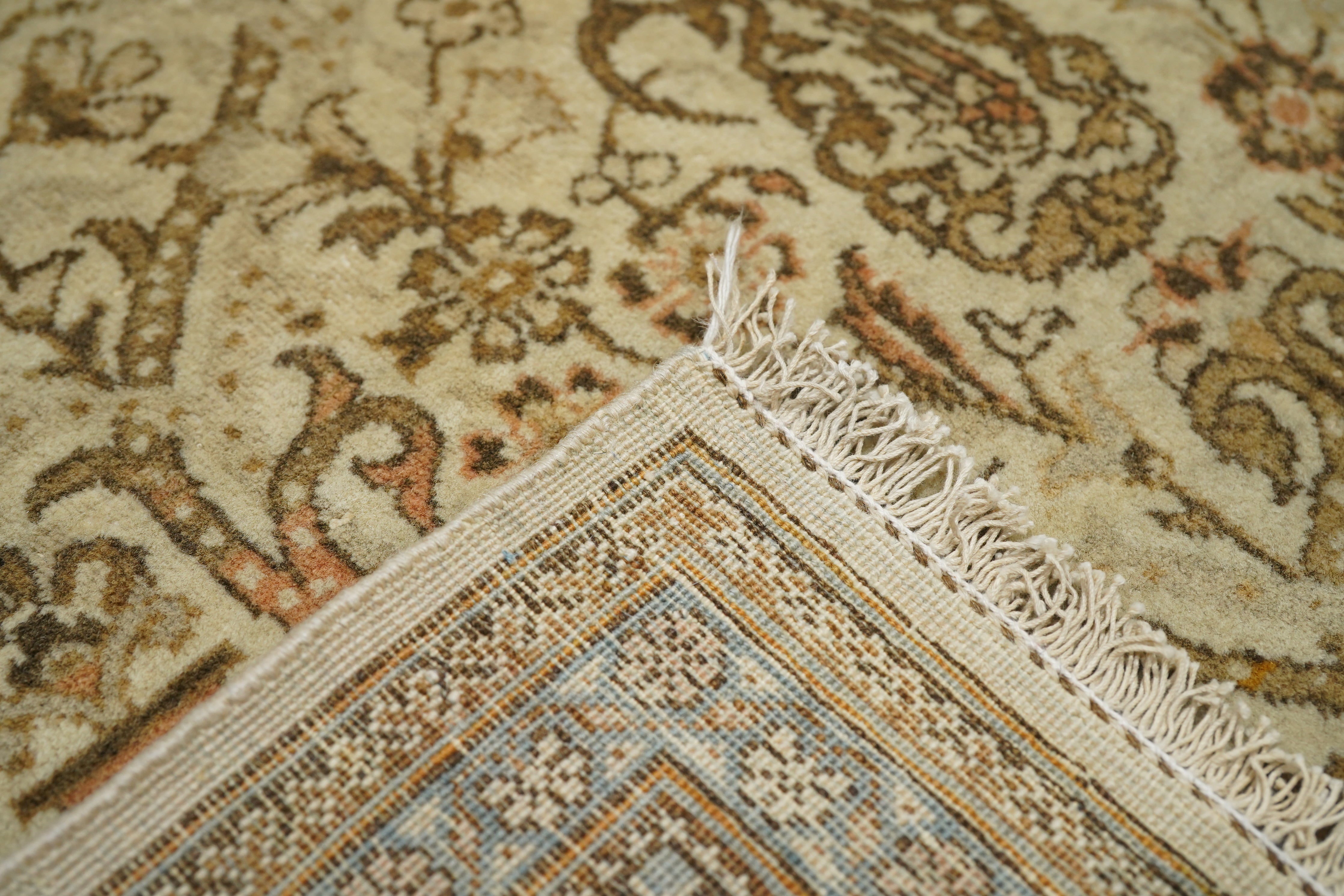 Vintage Kashan Rug 4'4'' x 6'9''