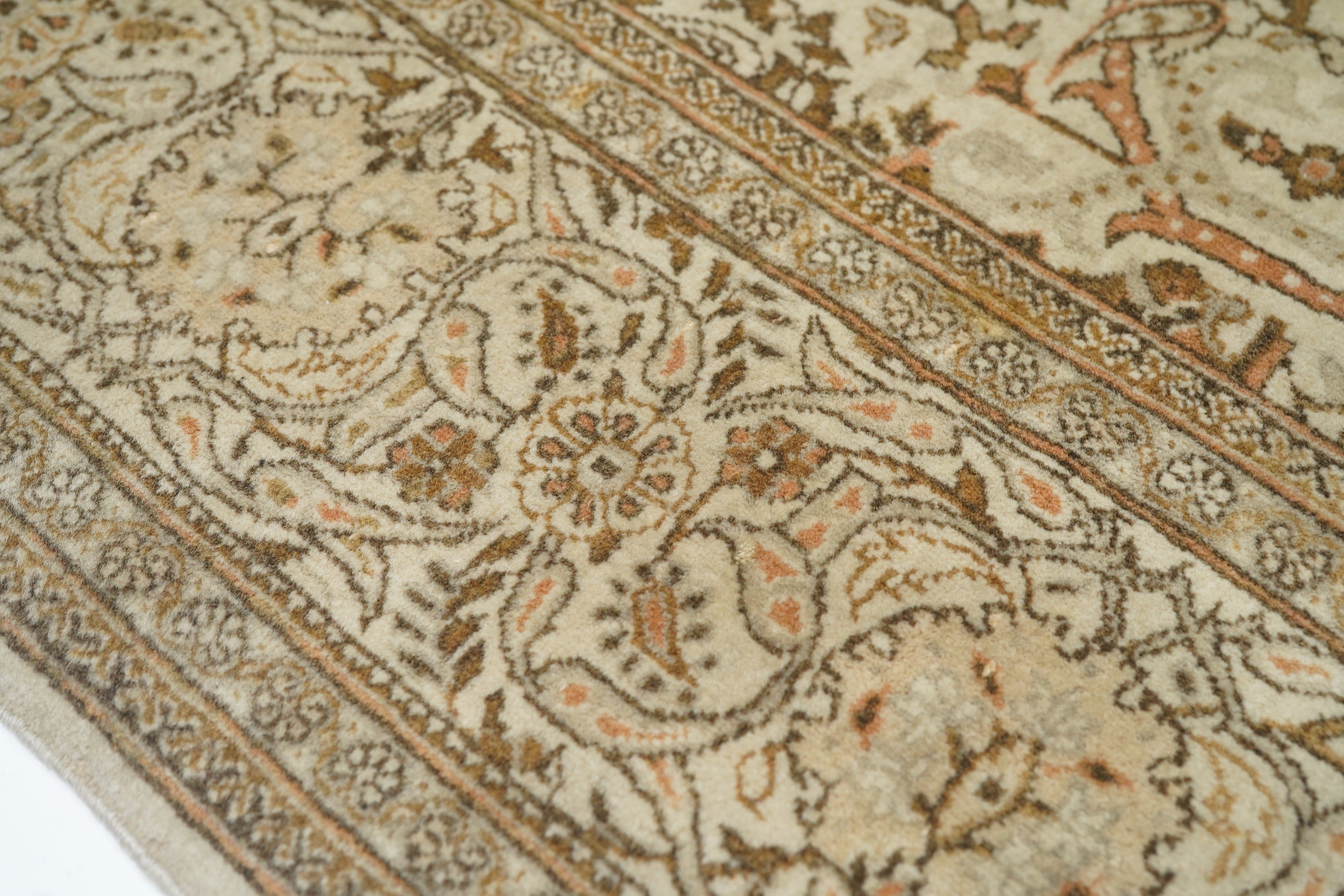 Vintage Kashan Rug 4'4'' x 6'9''