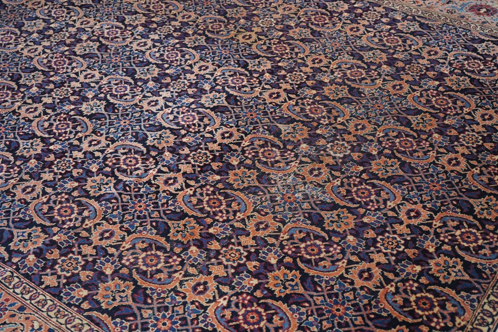 Vintage Tabriz Rug 8'10'' x 11'2''