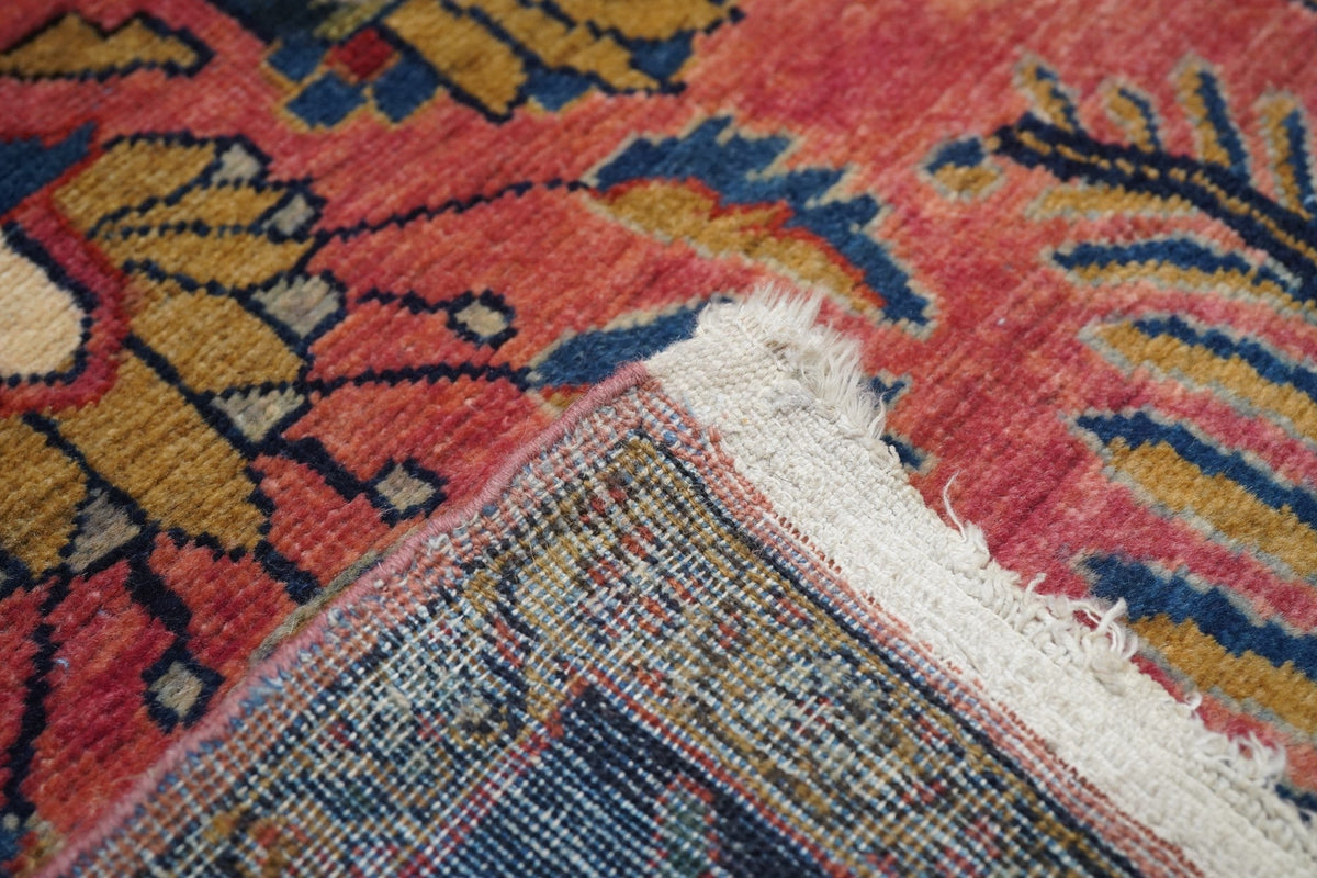 Fine Antique Mohajeran Sarouk Rug 4'3'' x 6'9''