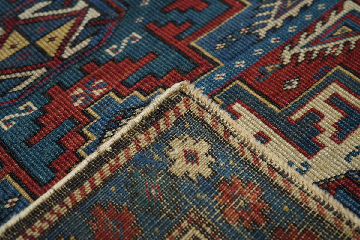 Antique Caucasian Shirvan Rug 3'1'' x 4'1''