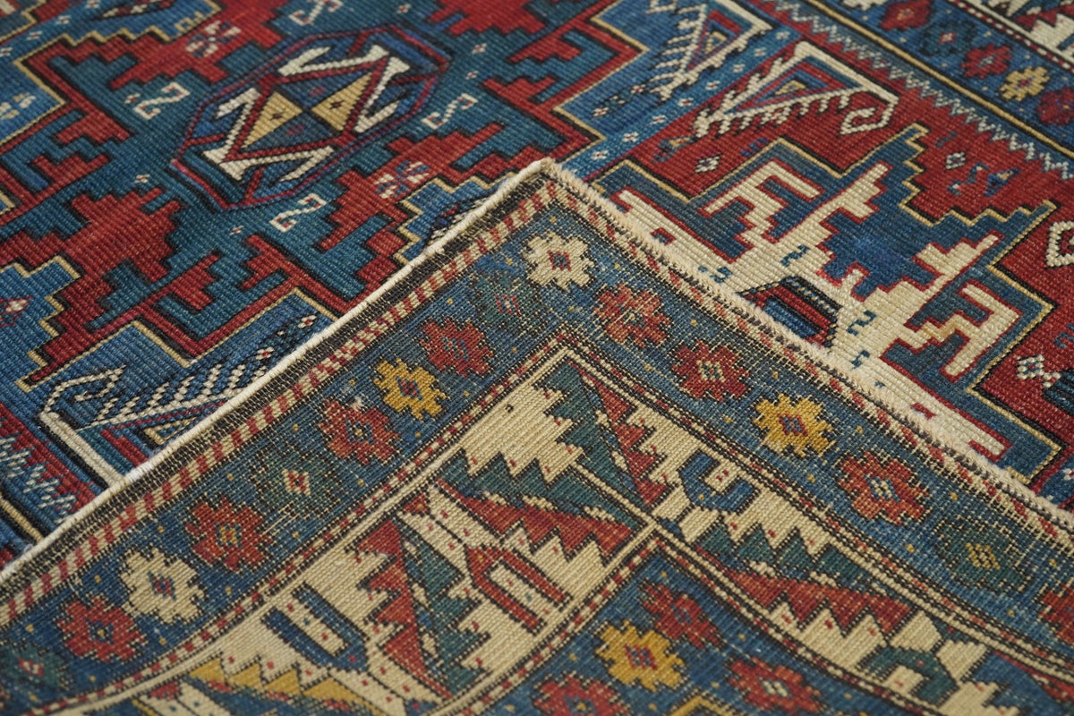 Antique Caucasian Shirvan Rug 3'1'' x 4'1''