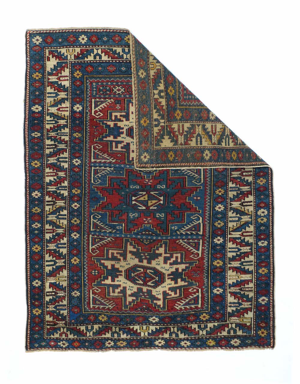 Antique Caucasian Shirvan Rug 3'1'' x 4'1''