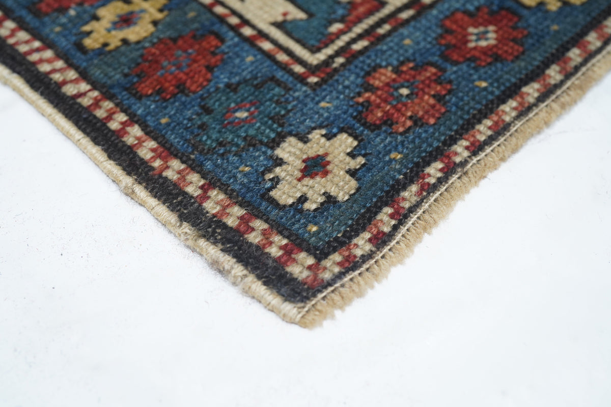 Antique Caucasian Shirvan Rug 3'1'' x 4'1''