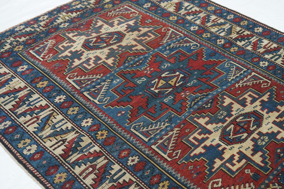 Antique Caucasian Shirvan Rug 3'1'' x 4'1''