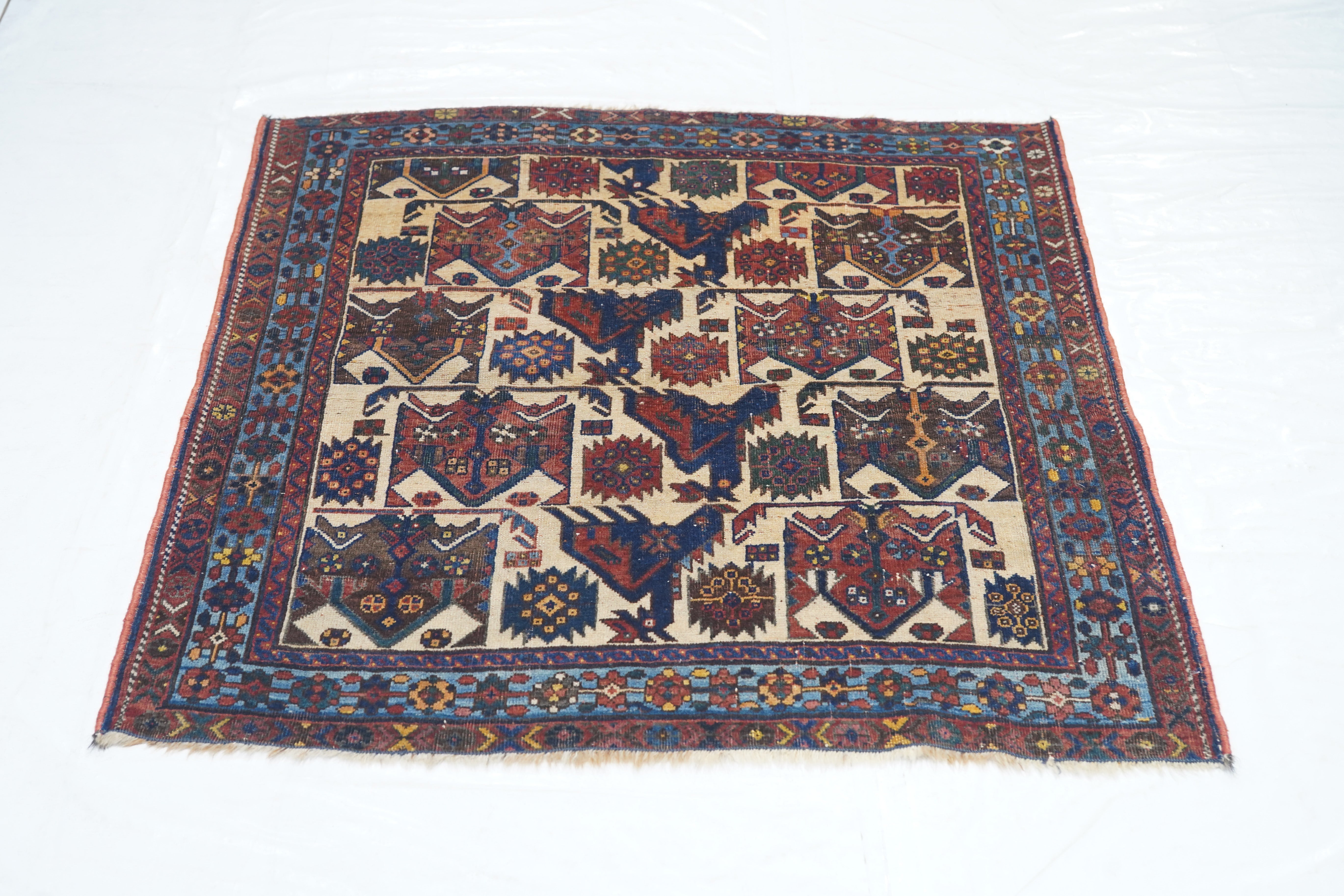 Antique Afshar Rug 3'5'' x 3'7''