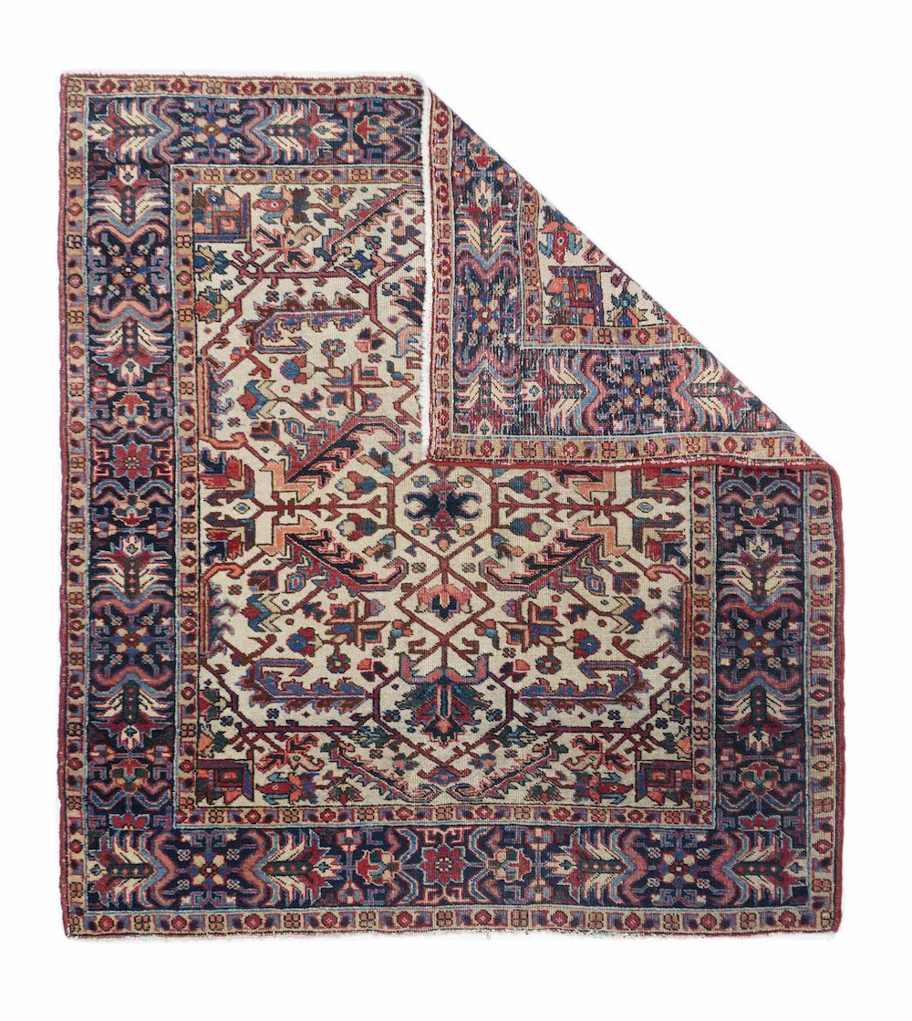 Vintage Heriz Rug 5'7'' x 6'5''