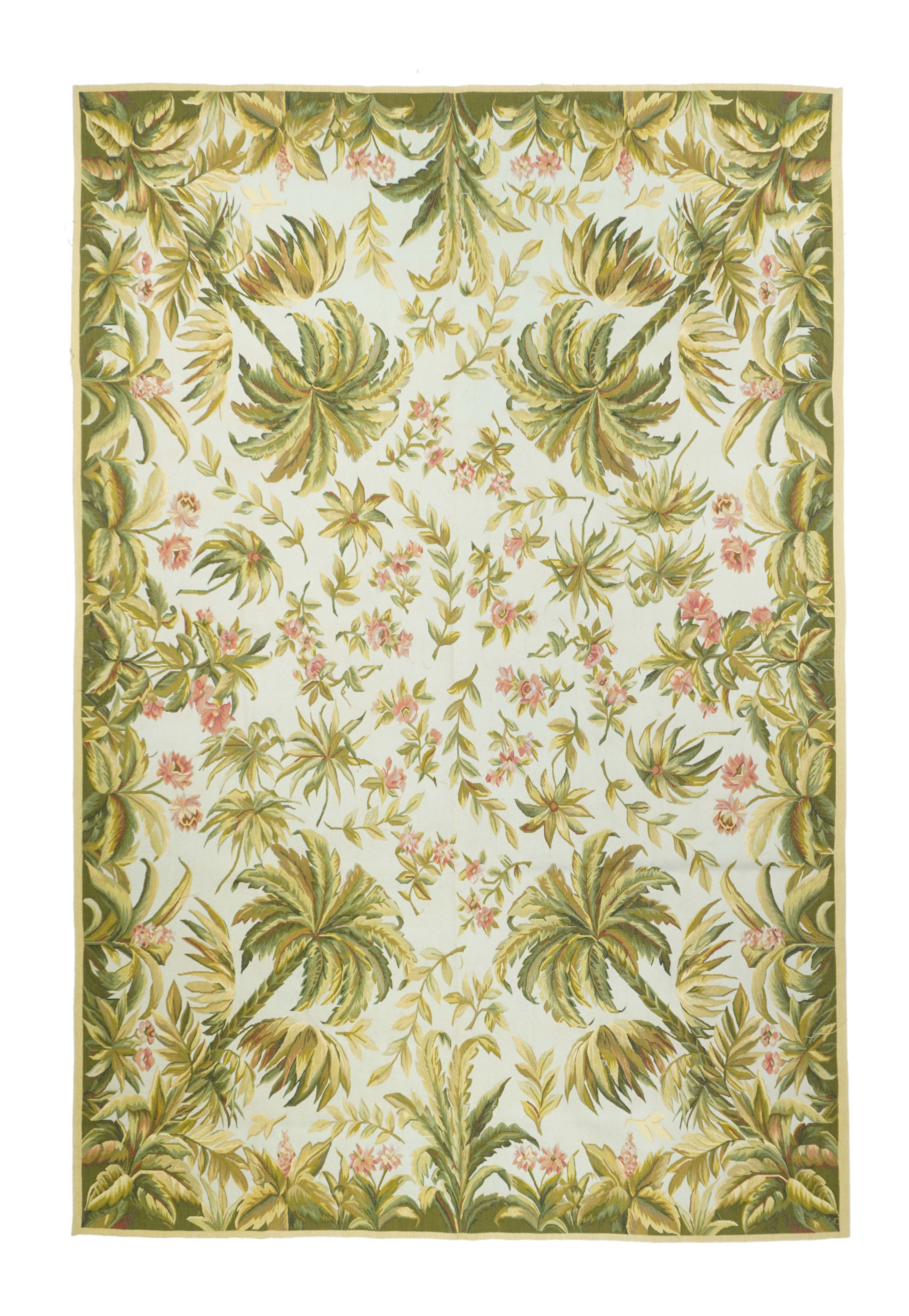 Needle Point Rug 5'11'' x 9'
