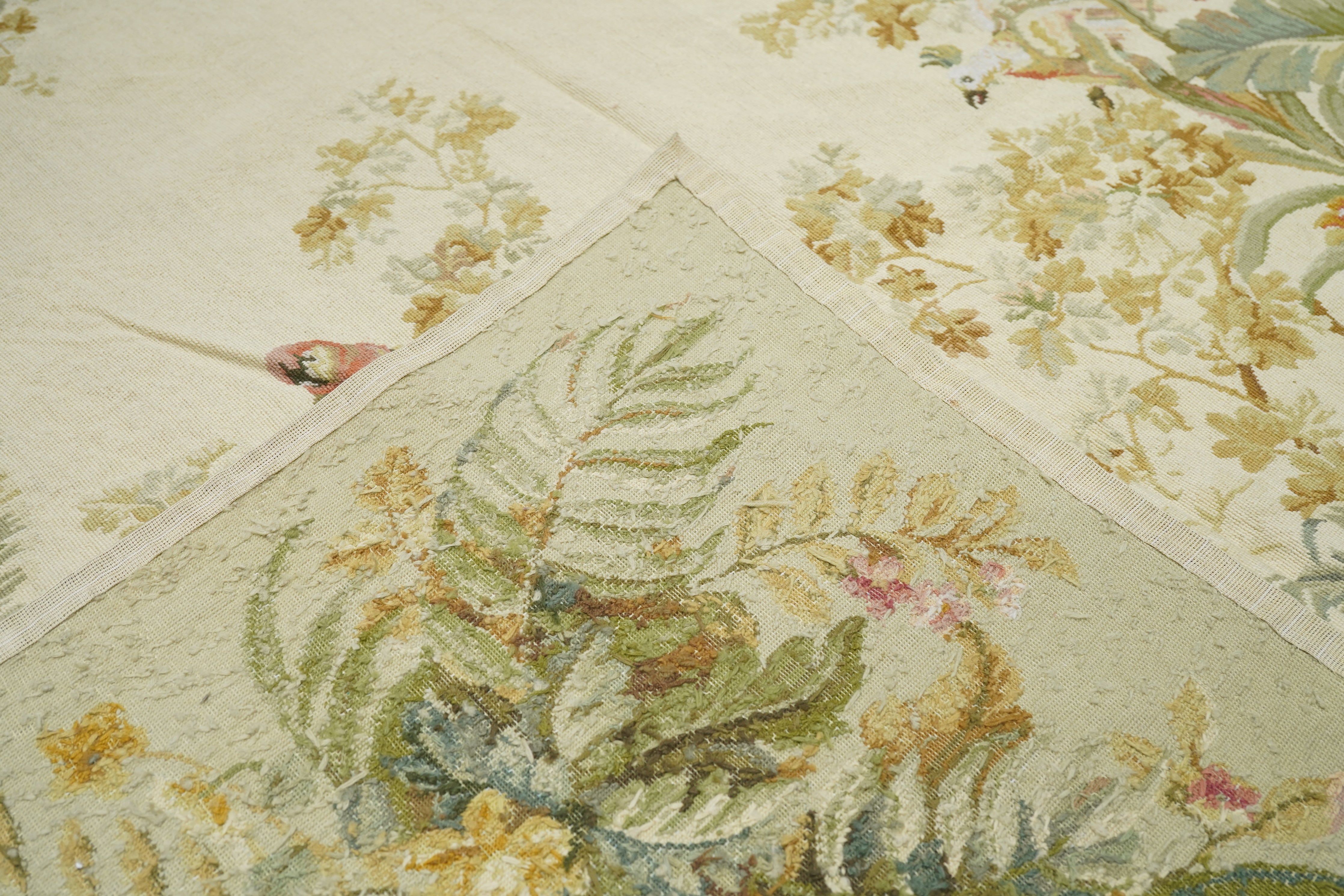 French Aubusson Design Rug 7'10'' x 9'10''