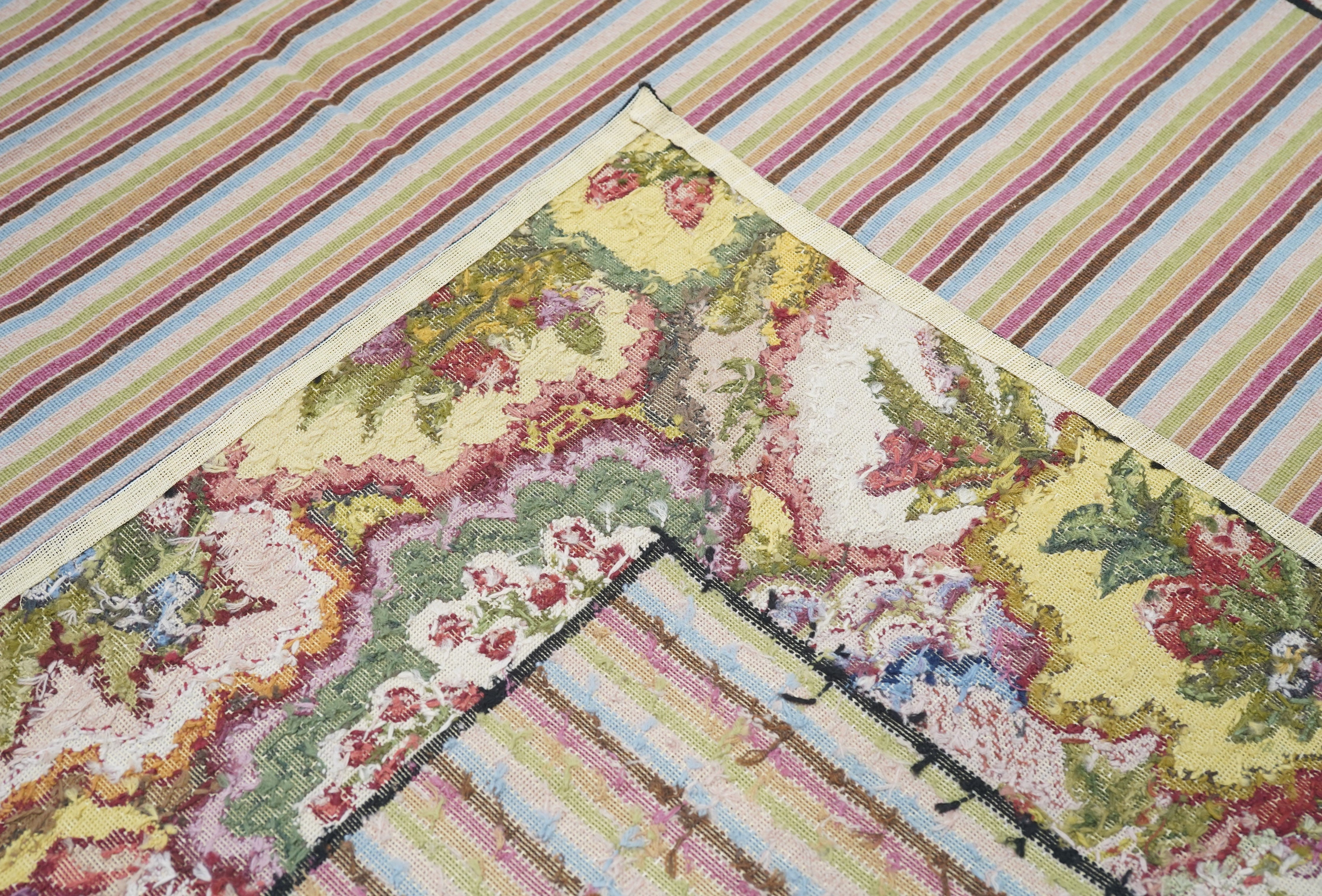 French Aubusson Design Rug 5'11'' x 9'1''