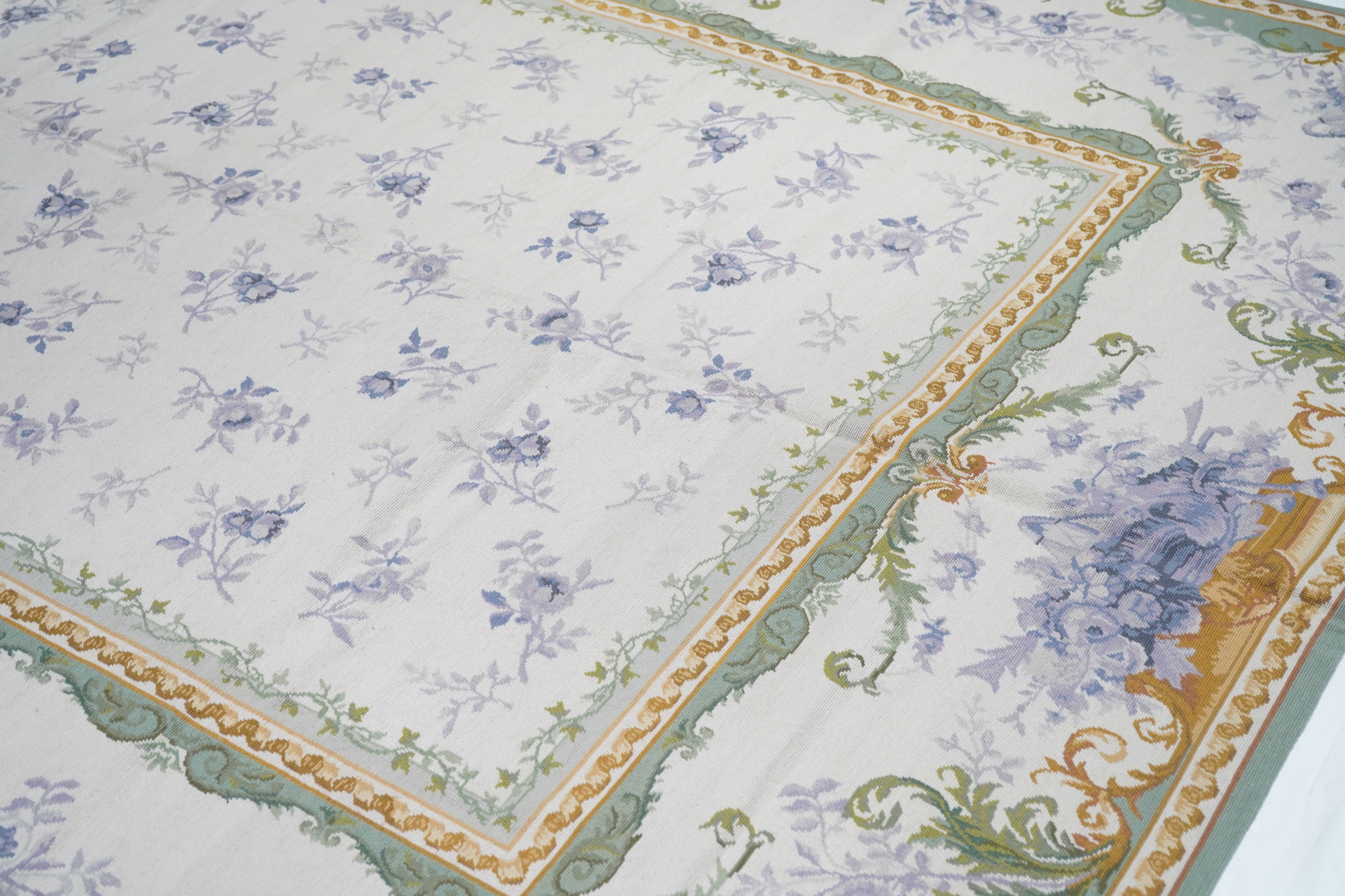 French Aubusson Design Rug 7'11'' x 9'11''