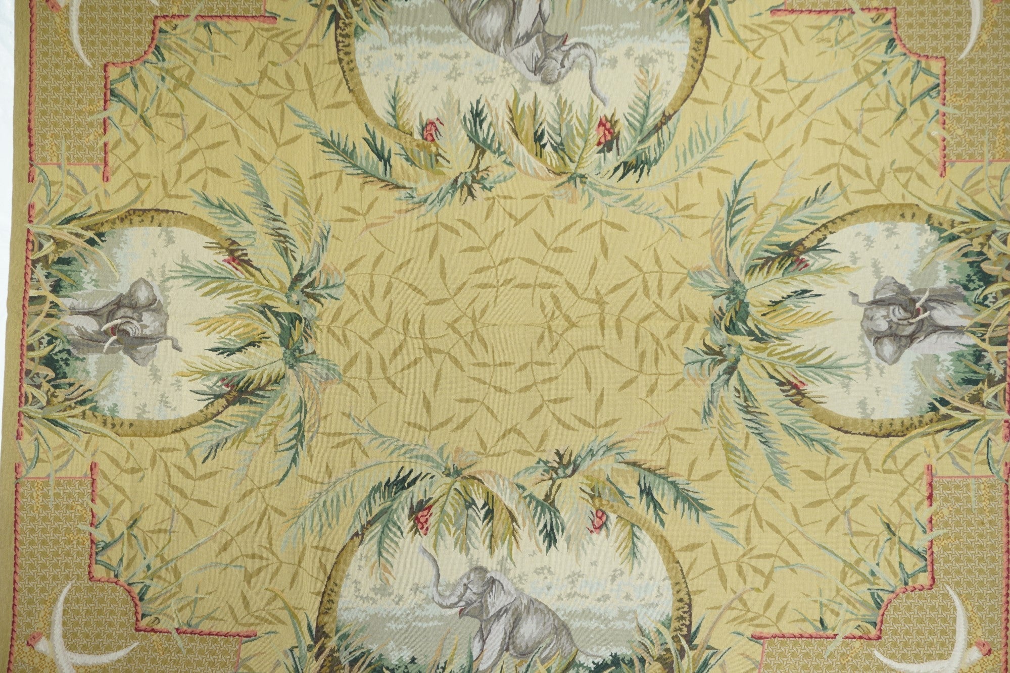 Aubusson Needle Point Wool Weave Rug 7'10'' x 9'11''