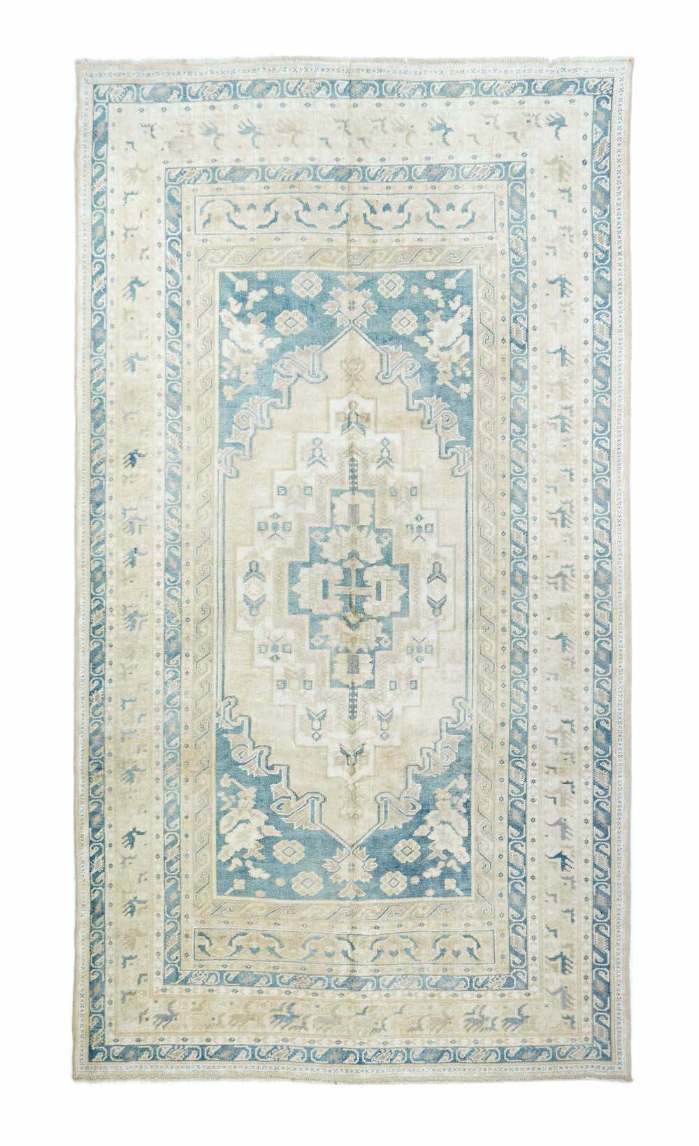 Vintage Turkish Rug 5'0'' x 9'3''