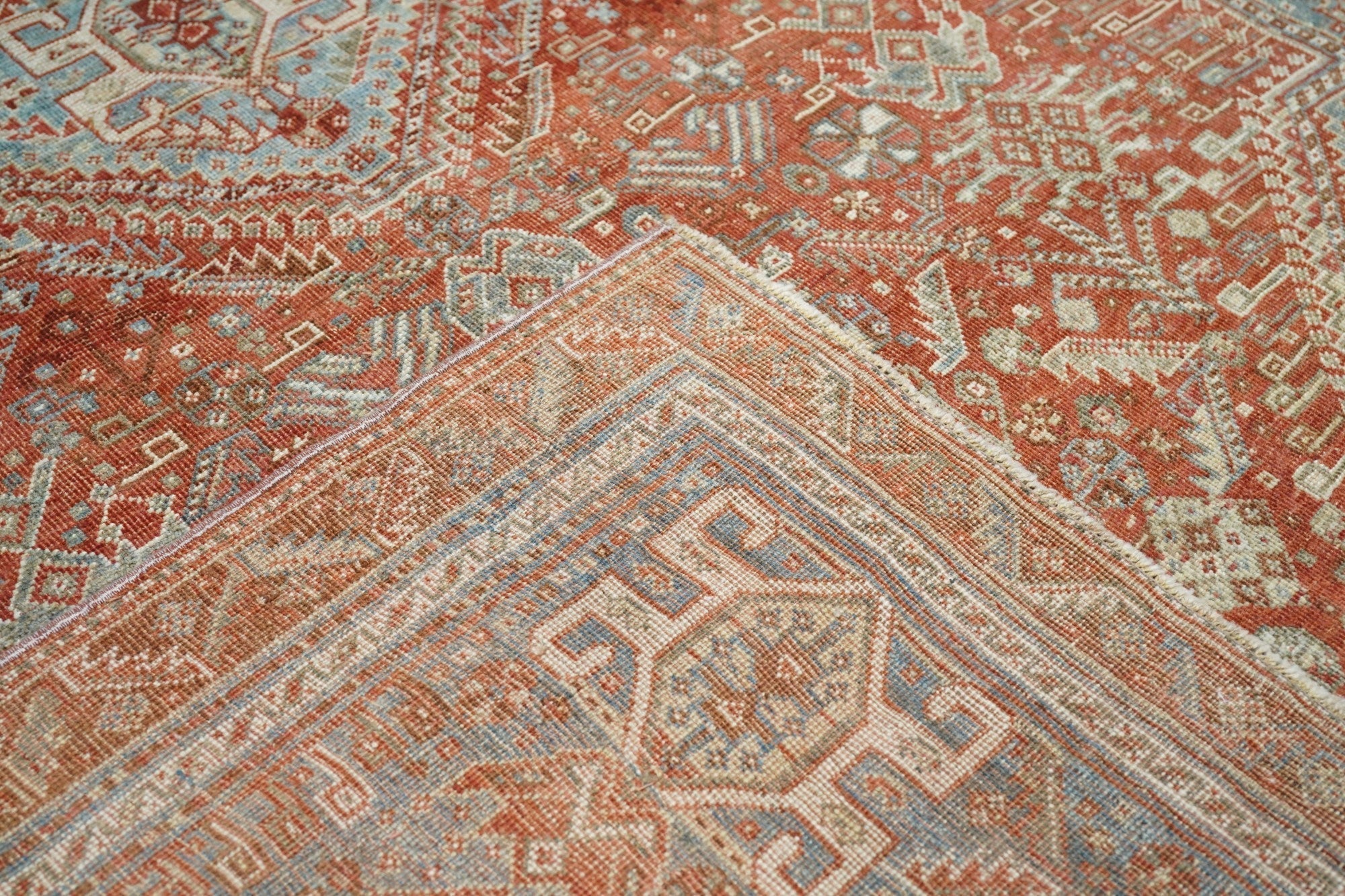 Antique Qashqai Rug 5'2'' x 8'3''