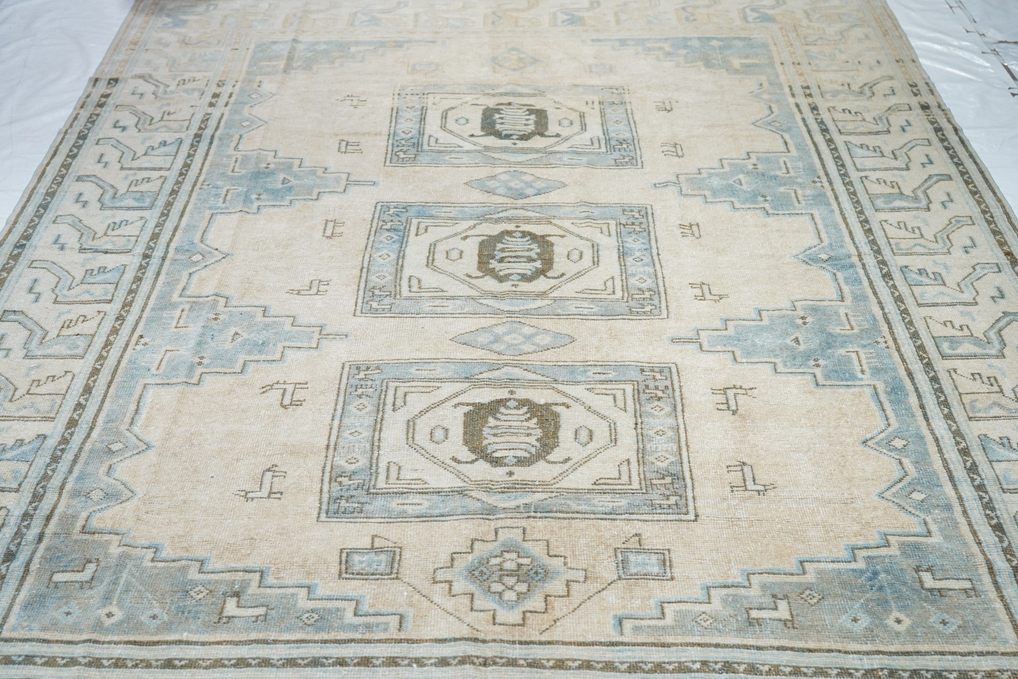 Antique Low Khotan Rug 7'7'' x 10'4''