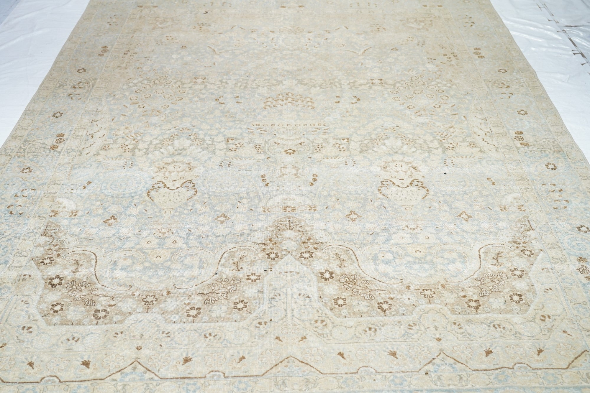 Vintage Tabriz Rug 7'7'' x 11'0"