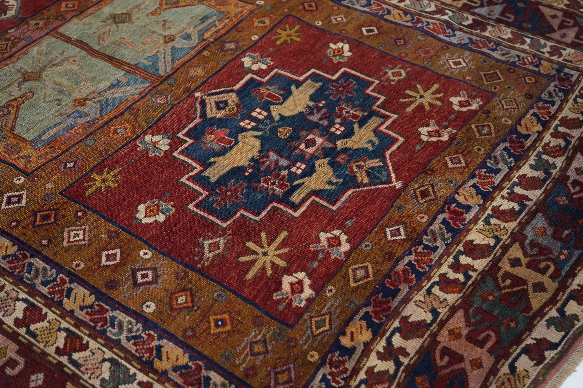 Antique Caucasian Kazak Rug 5'10'' x 13'8''