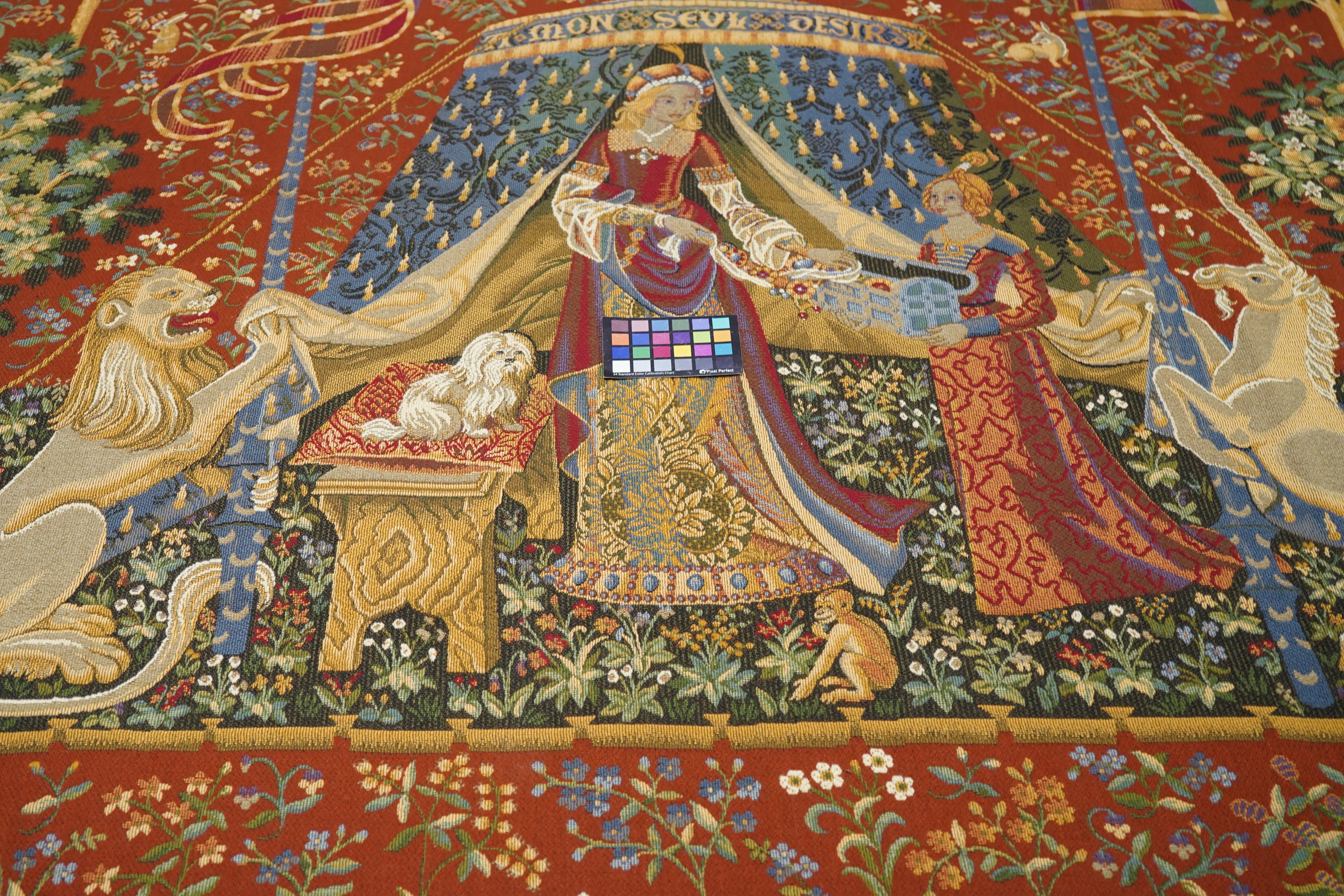 Fine Antique Belgium Chinoiserie Design Tapestry 8'9" x 11' 0"