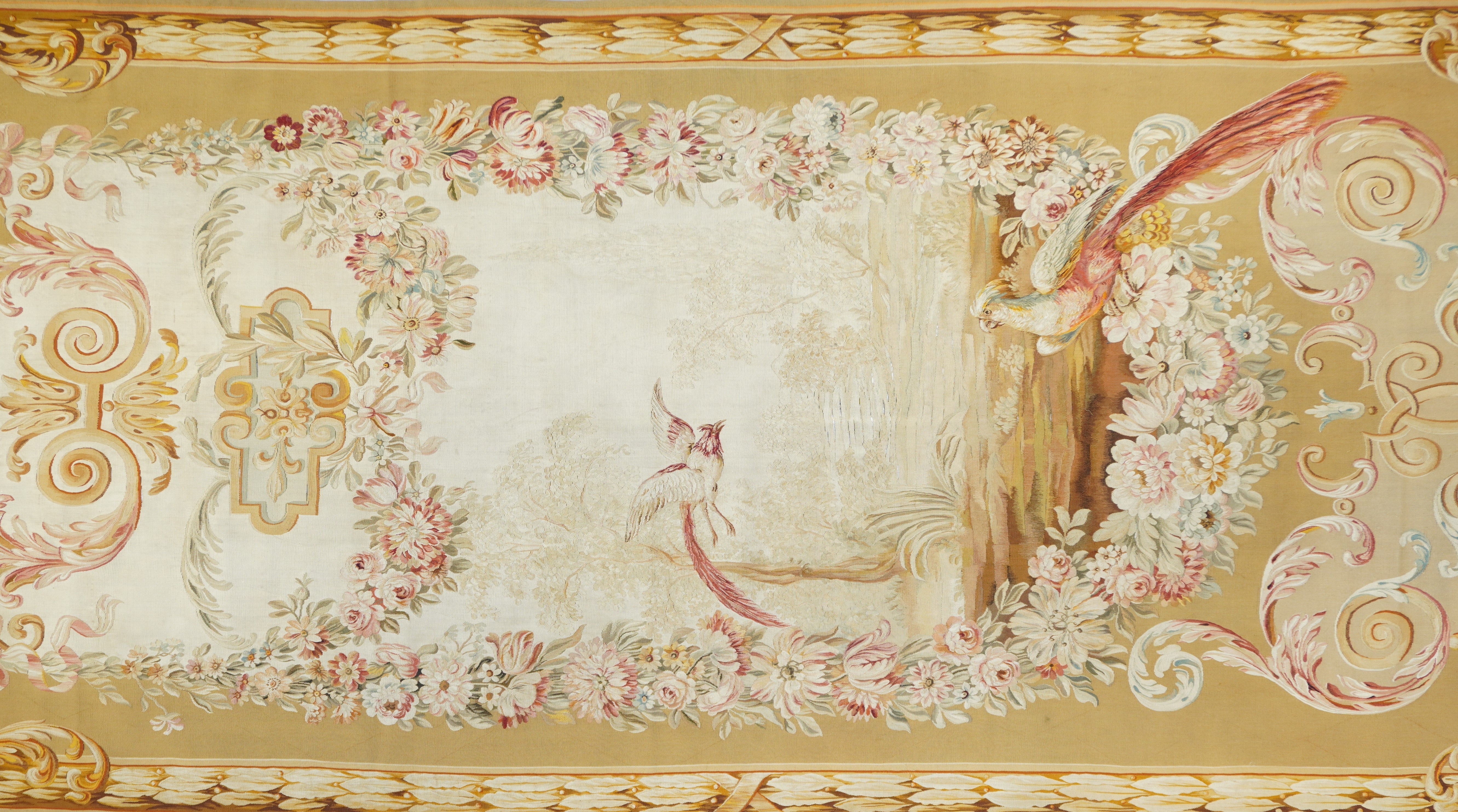 Antique French Tapestry 4'7'' x 10'3''