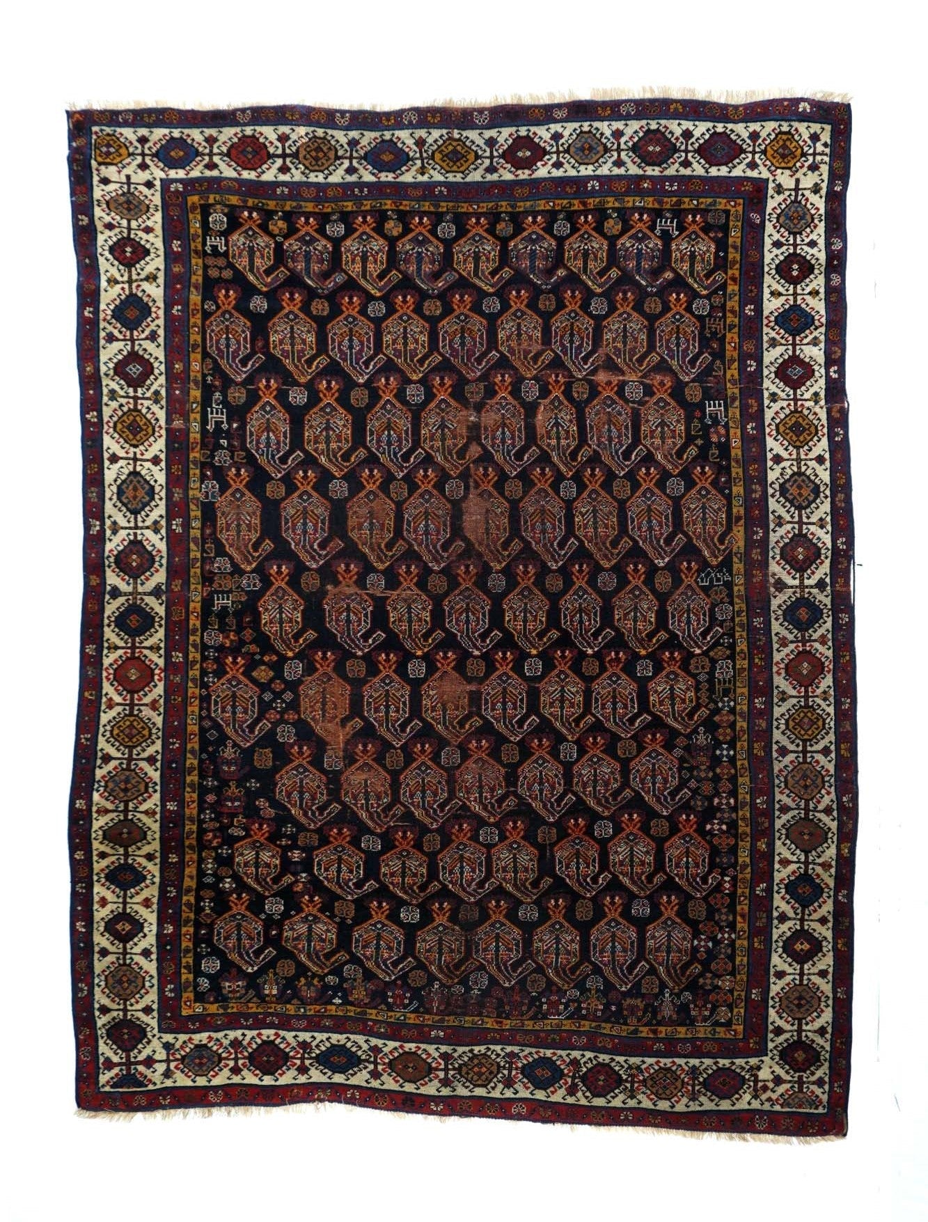 Antique Khamseh Rug 5'9'' x 7'5''