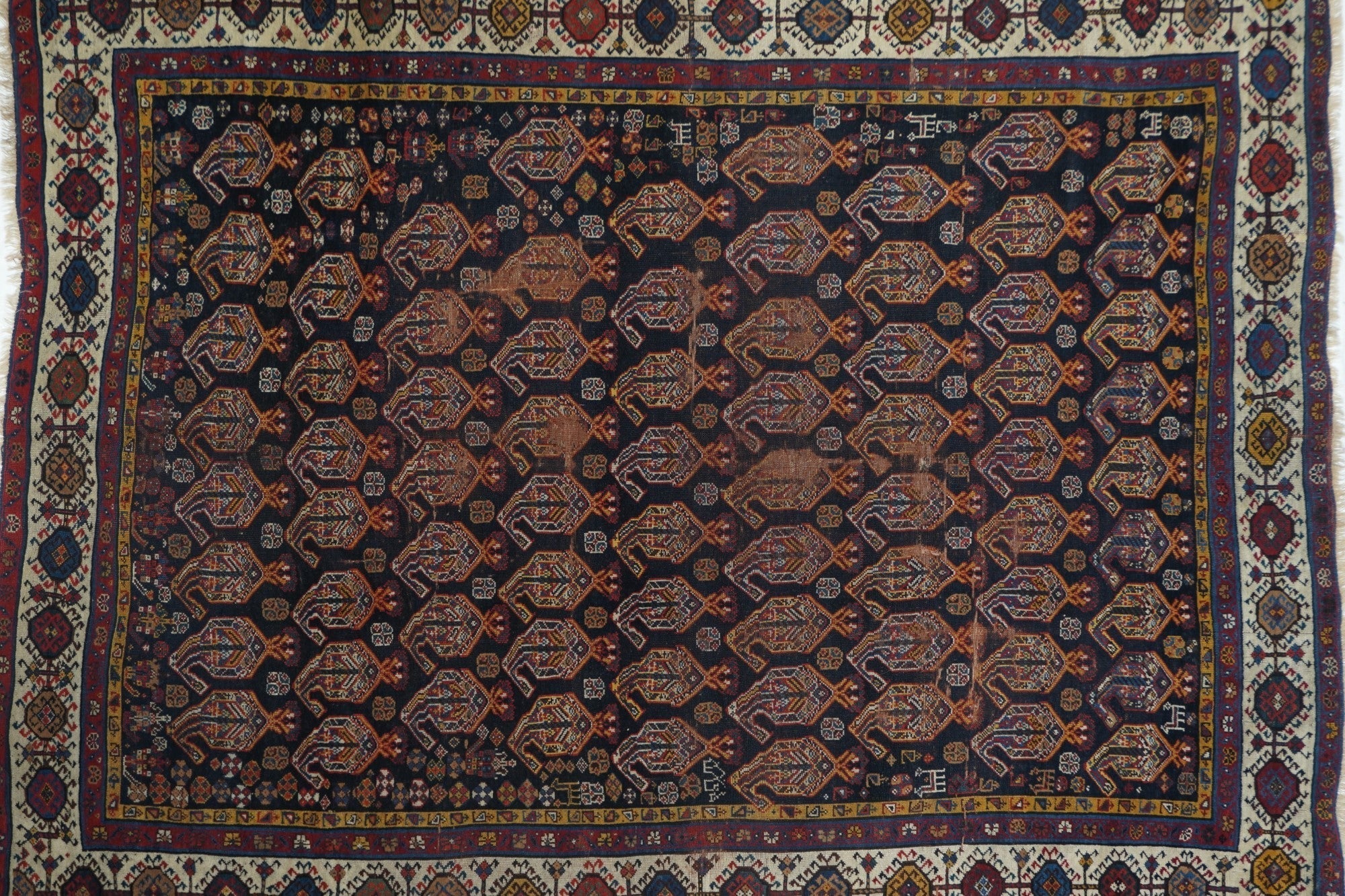 Antique Khamseh Rug 5'9'' x 7'5''