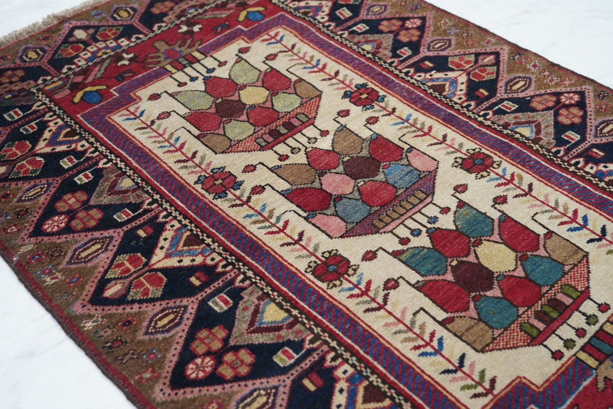 Antique Tafresh Rug 2'7'' x 3'10''