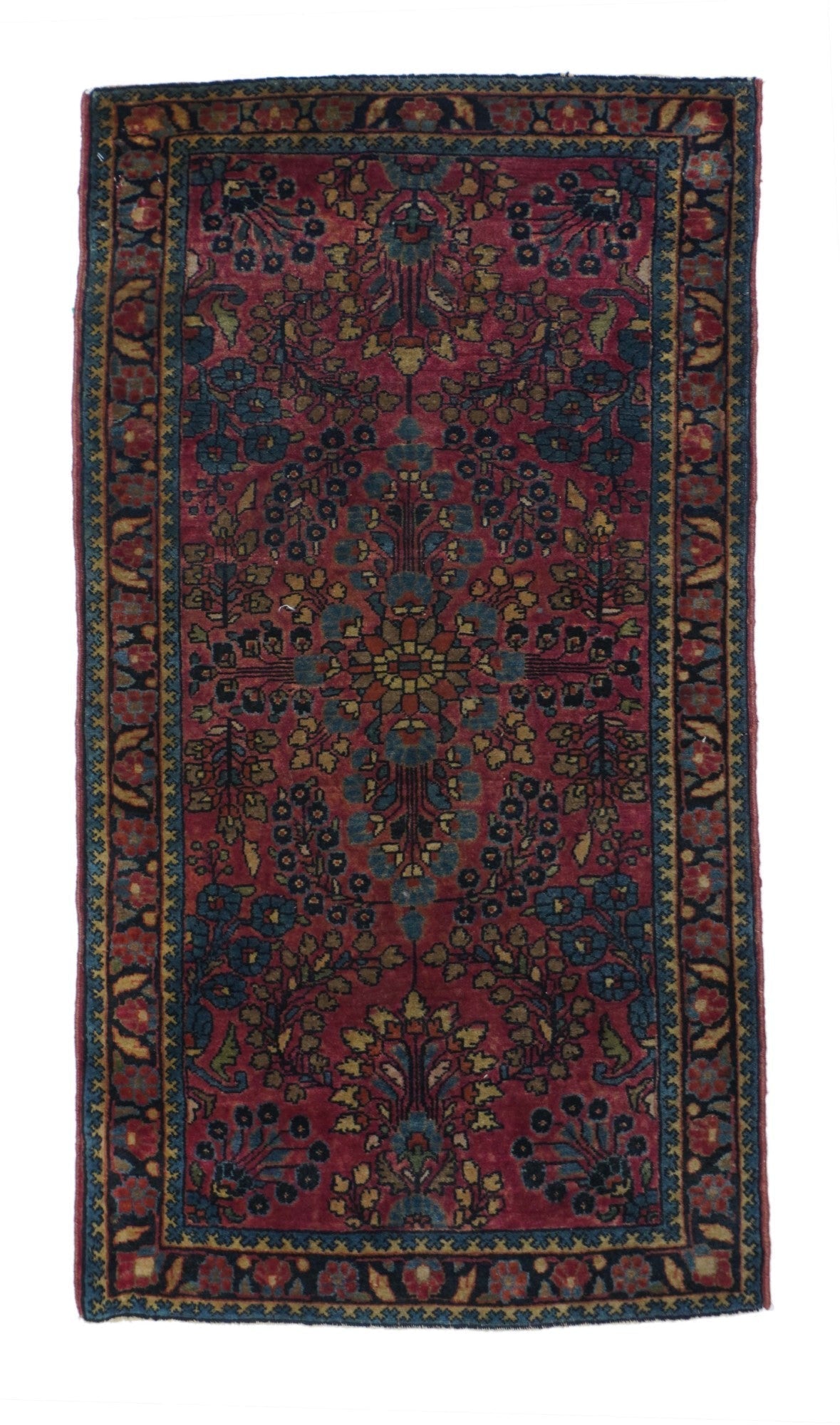 Antique Sarouk Rug 2'2'' x 4'1''