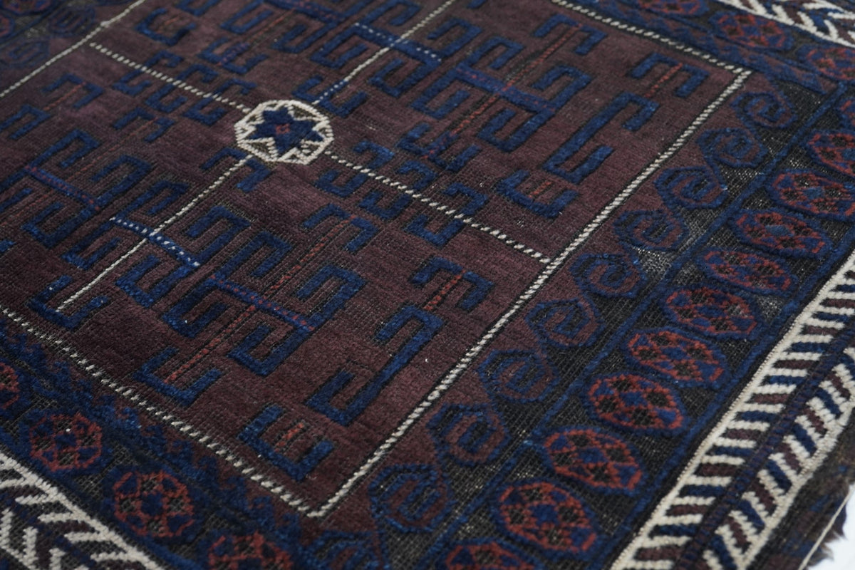 Antique Baluch Rug 2'4'' x 2'9''