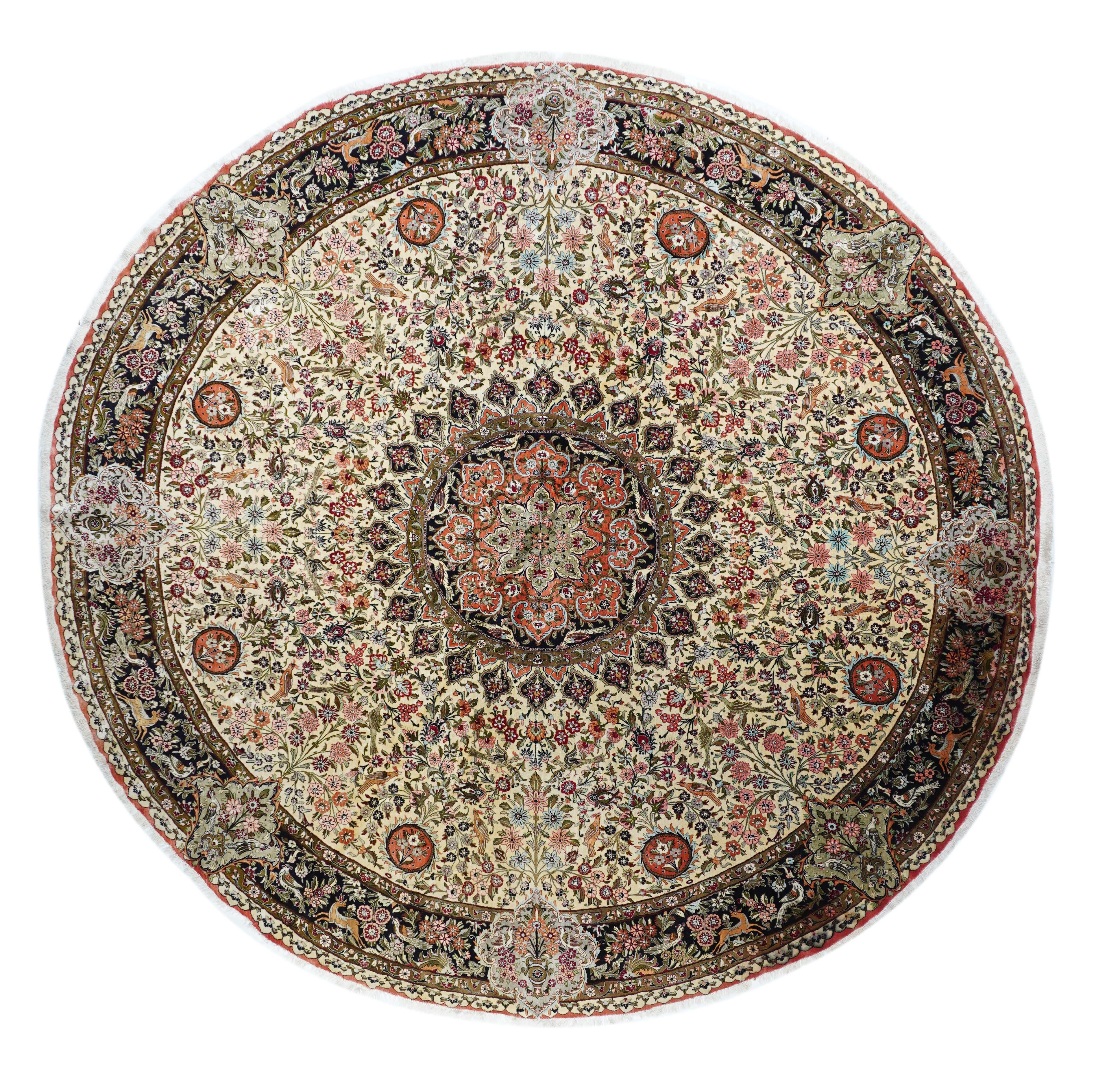 Extremely Fine Persian Qum Silk
