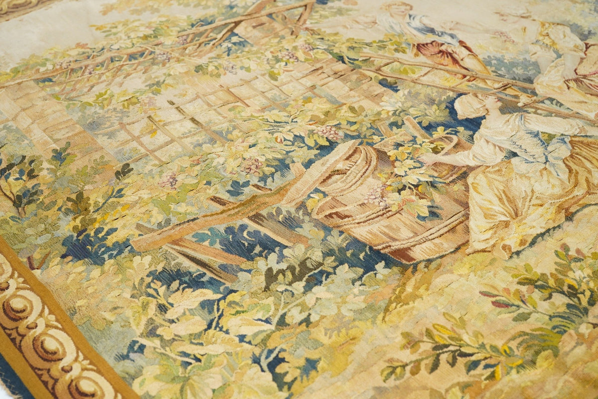 Antique Tapestry 5'0" x 5'9''