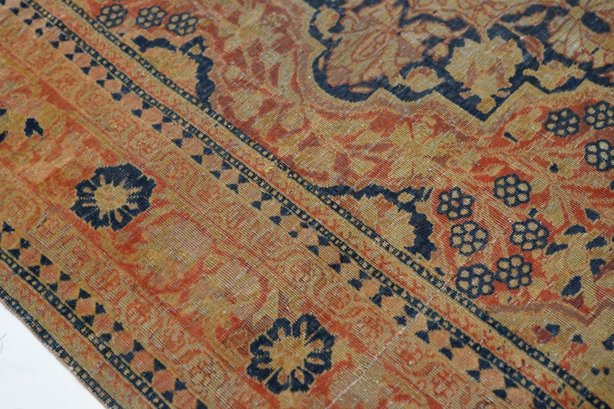 Antique Mohtasham Kashan Runner 3'1'' x 12'10''