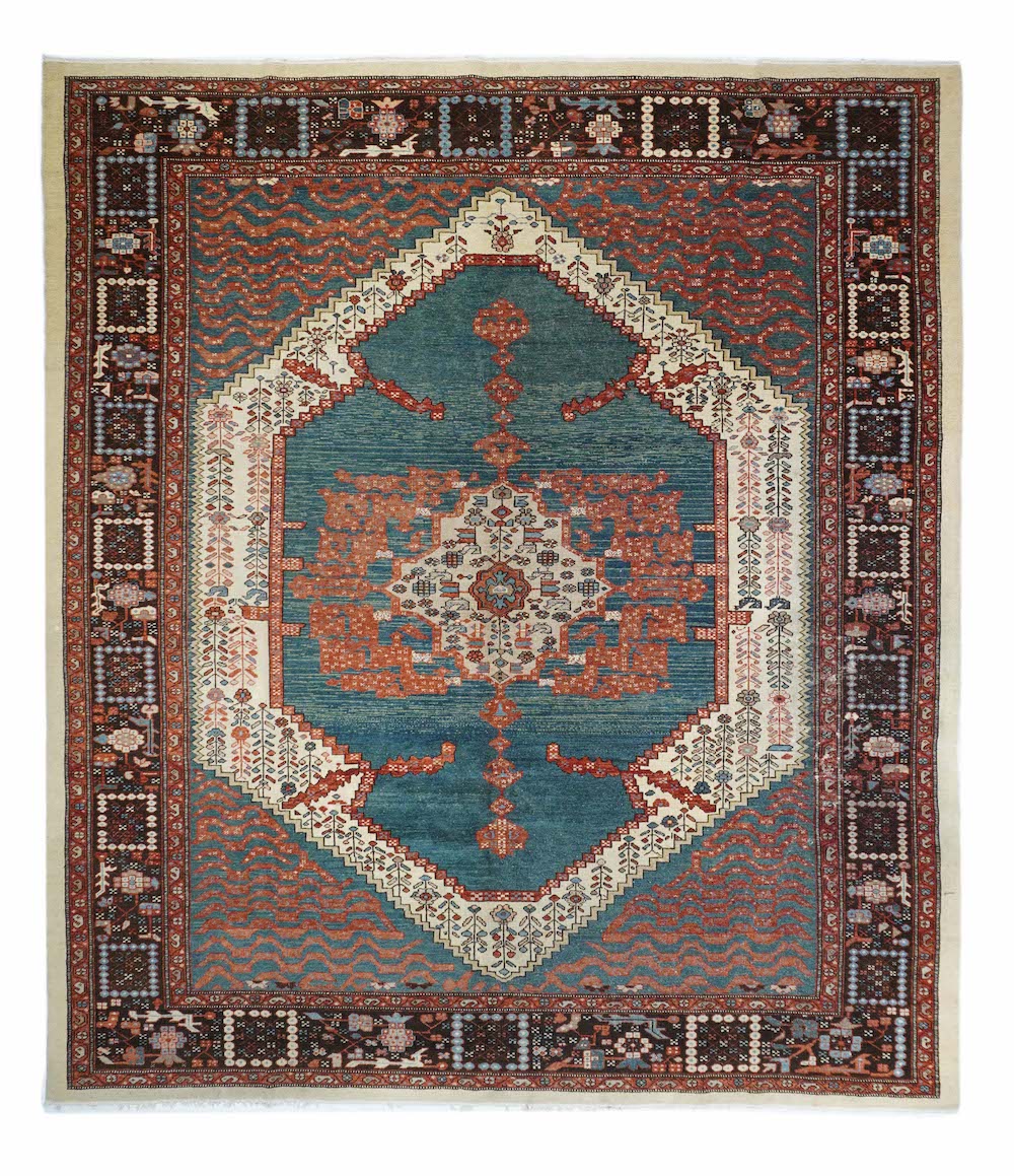 Antique Bakhshayesh Rug 8'8'' x 9'9''