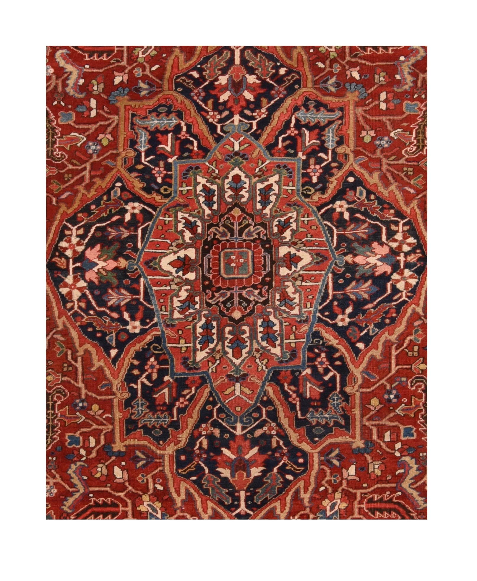 Antique Heriz Rug 8'5'' x 11'0''