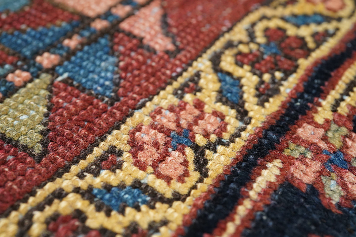 Antique Heriz Rug 9'1'' x 11'2''