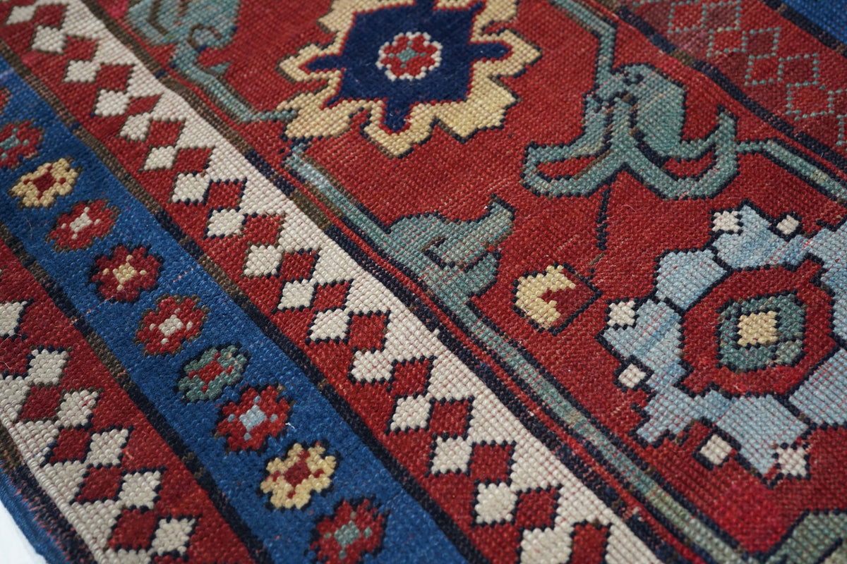 Antique Kazak/Azarbayjan Rug 10'6'' x 17'8''