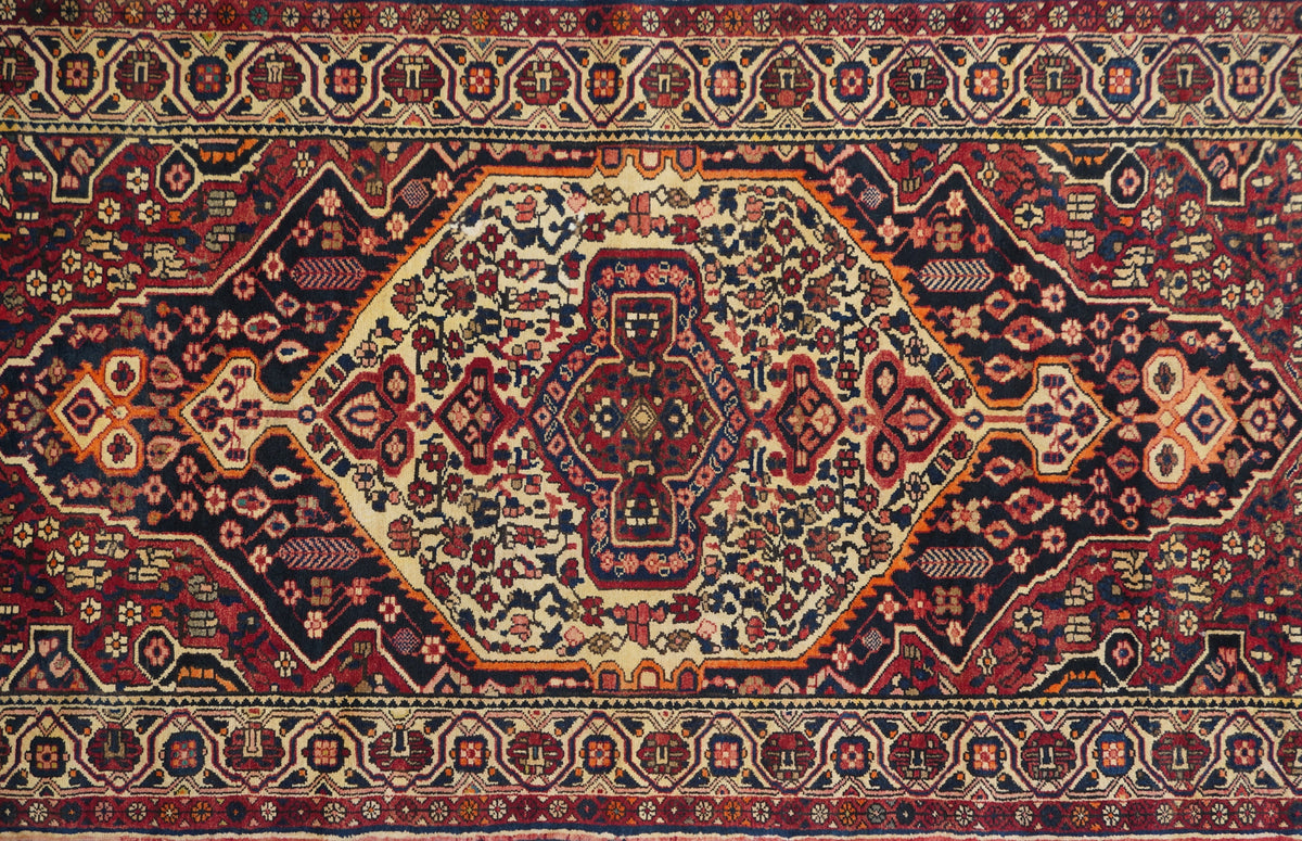 Antique Bakhtiari Rug 5'4'' x 11'0''