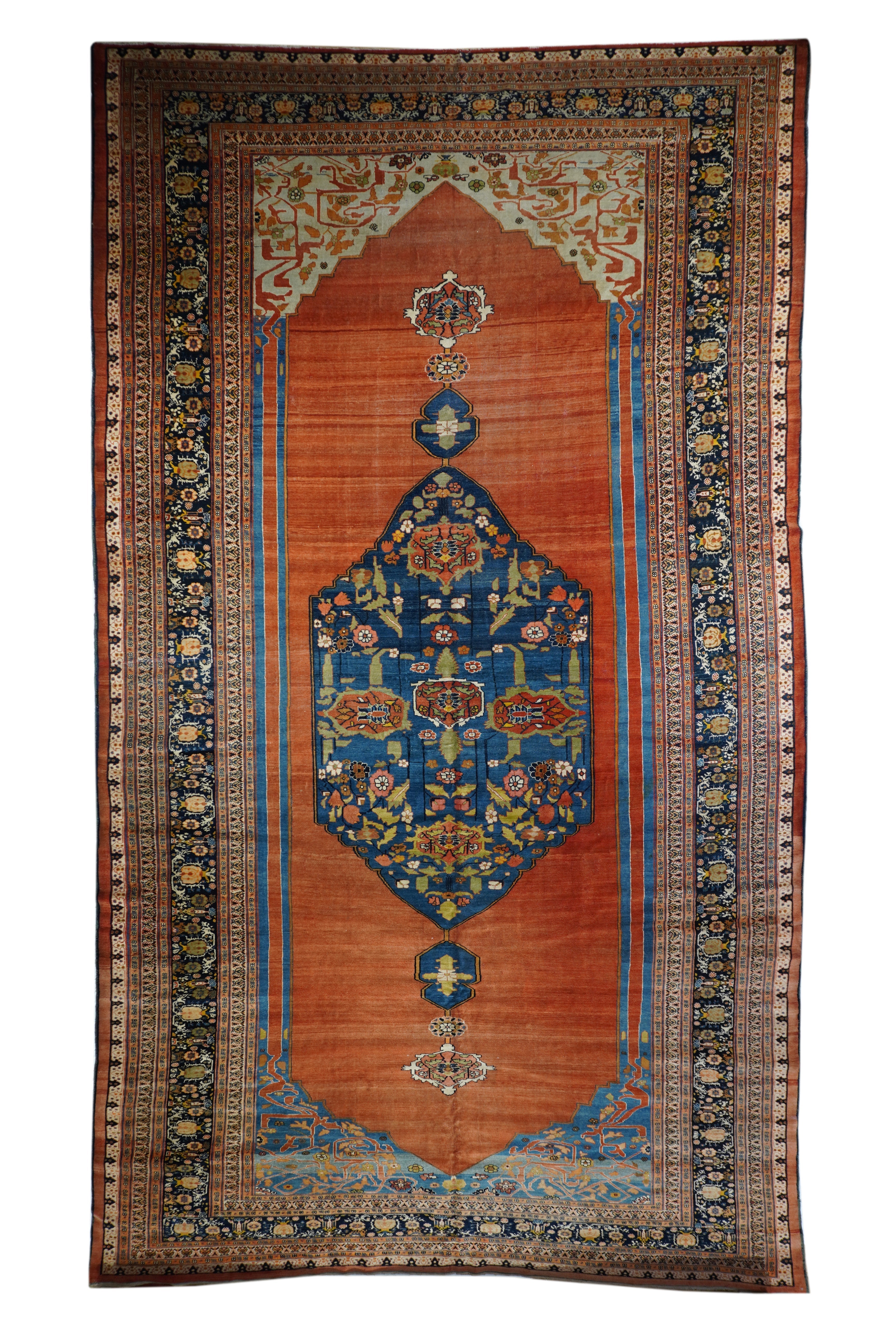 Fine Antique Haji Jalili Rug 9'7'' x 17'7''